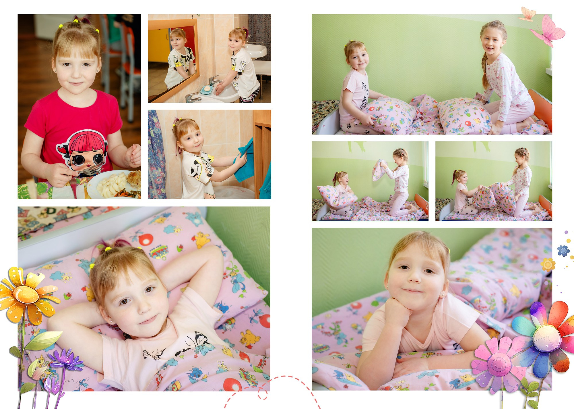 Дизайн альбомов Детский сад 2. Детский и Школьный фотограф во Владивостоке. Выпускные альбомы