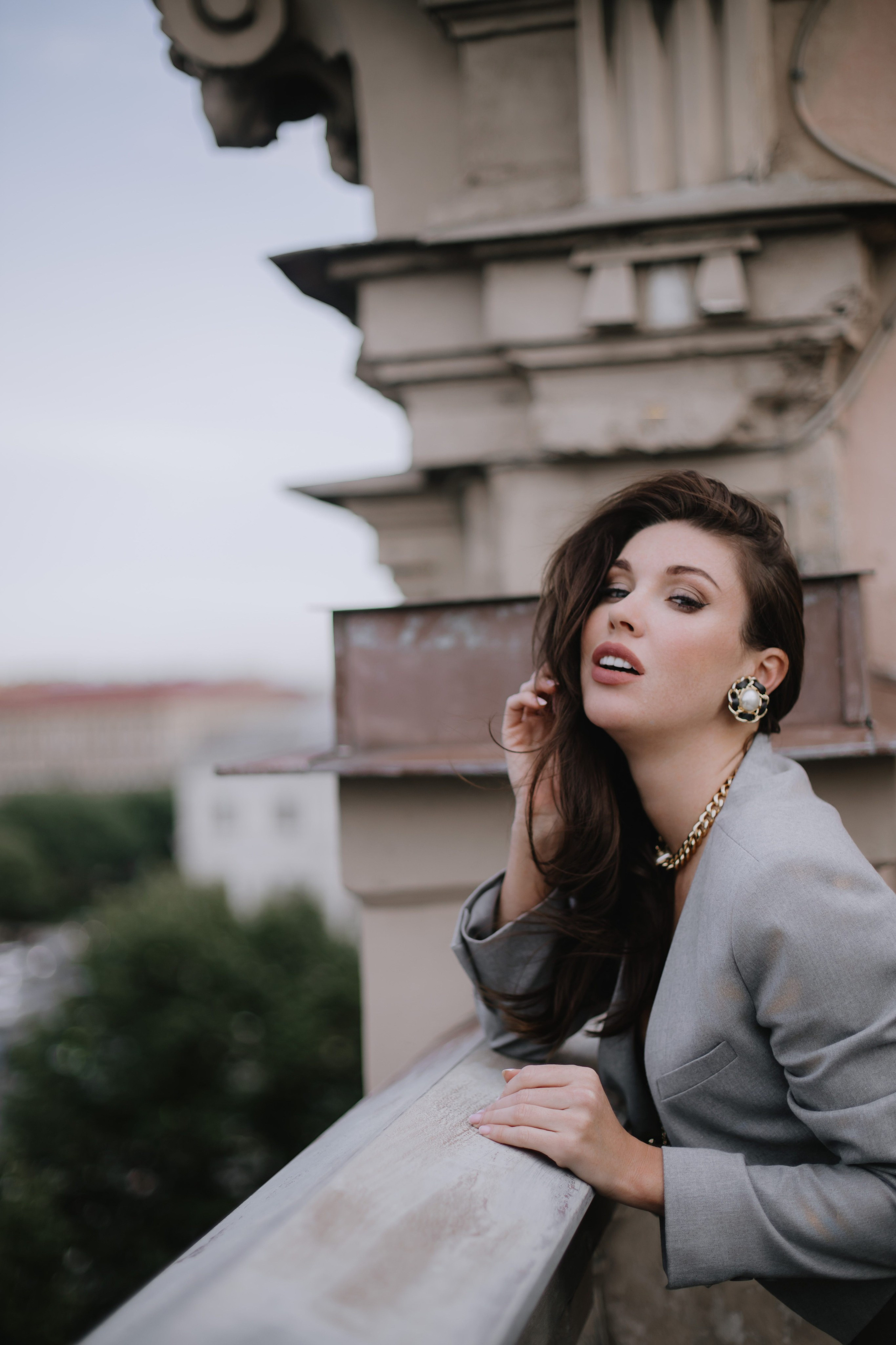 Вероника (съемка на крыше). Фотограф в Москве и Санкт-Петербурге Дарина