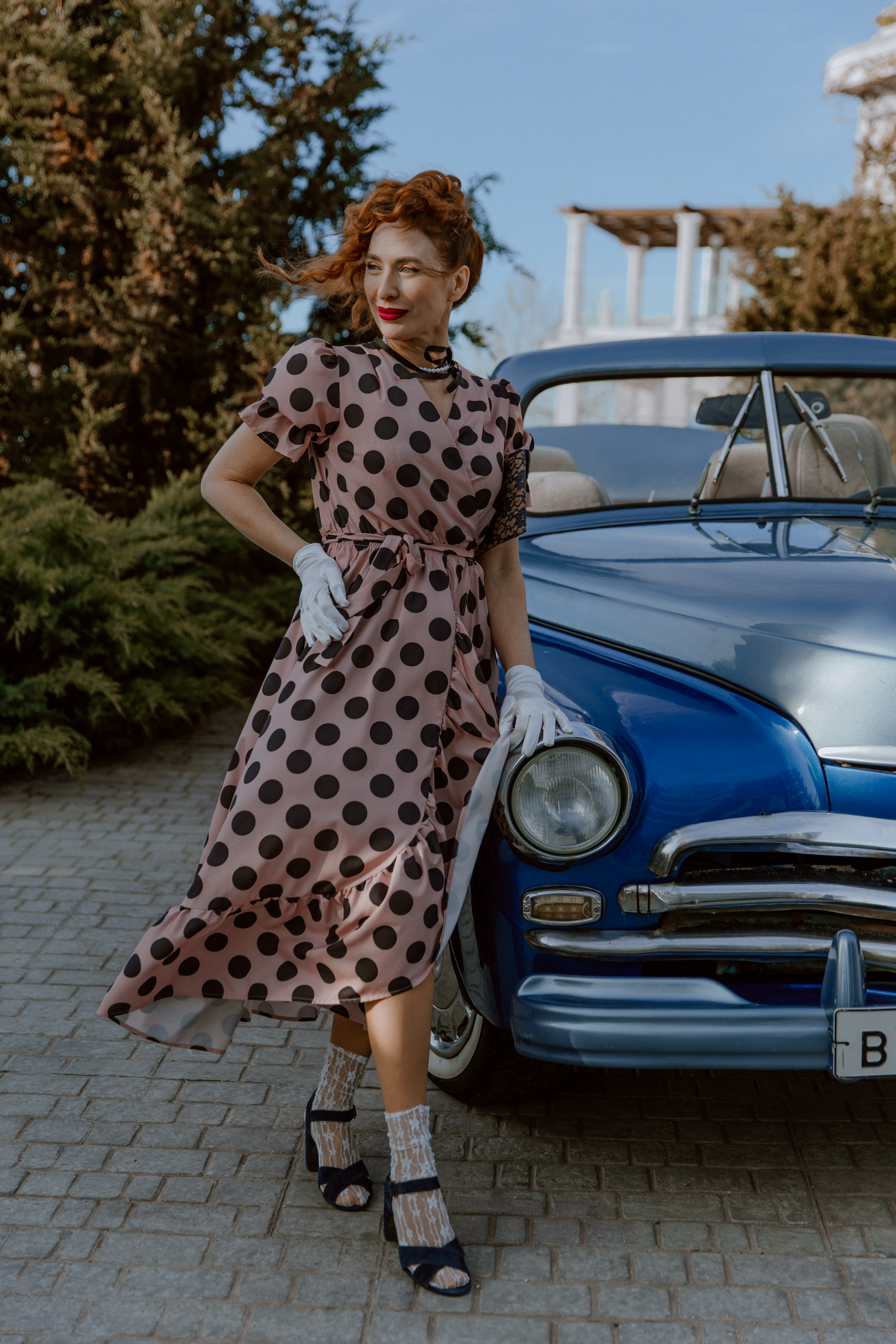 С Ретро авто. Фотограф Крым, Севастополь