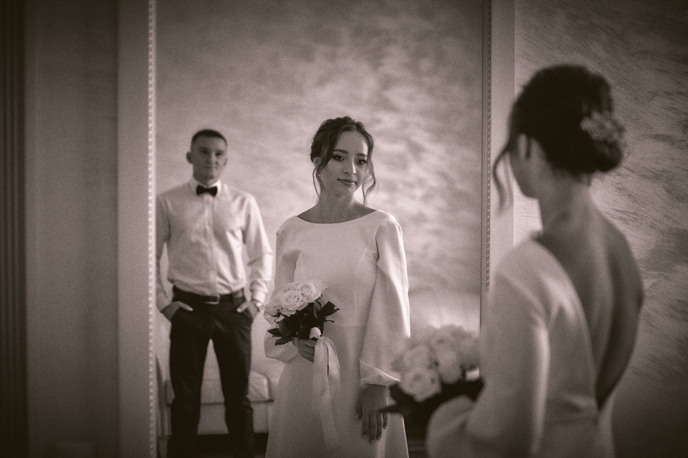 Свадьба Дмитрий и Тамара (ч/б вариант). Свадебный, репортажный фотограф в Тюмени Сергей Тапилин