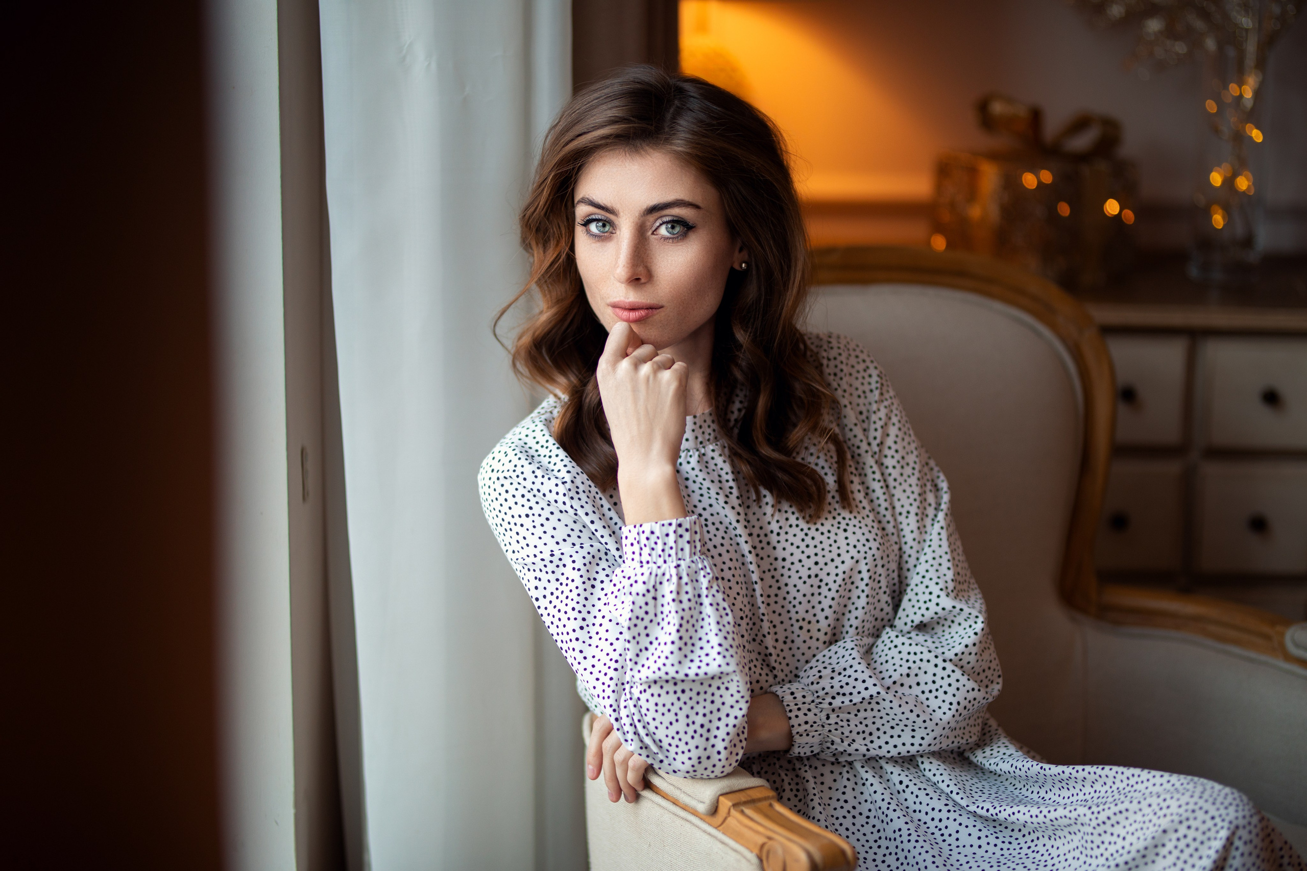 Новогодний фотосет в интерьерной студии с Надеждой в формате для «себя»