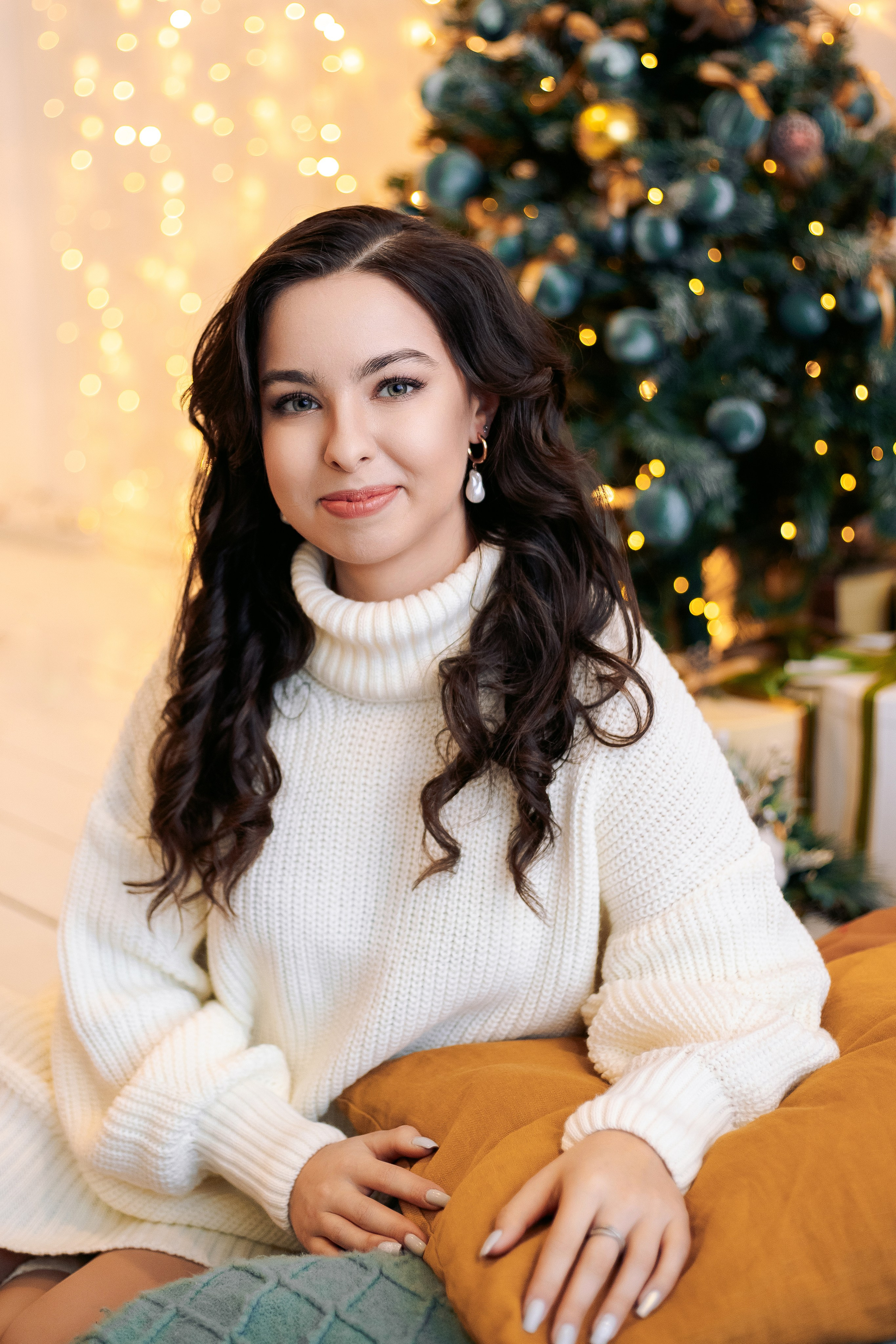 Новогодняя фотосессия в студии для девушек в СПб. Фотограф в Санкт-Петербурге, Анна Скворцова