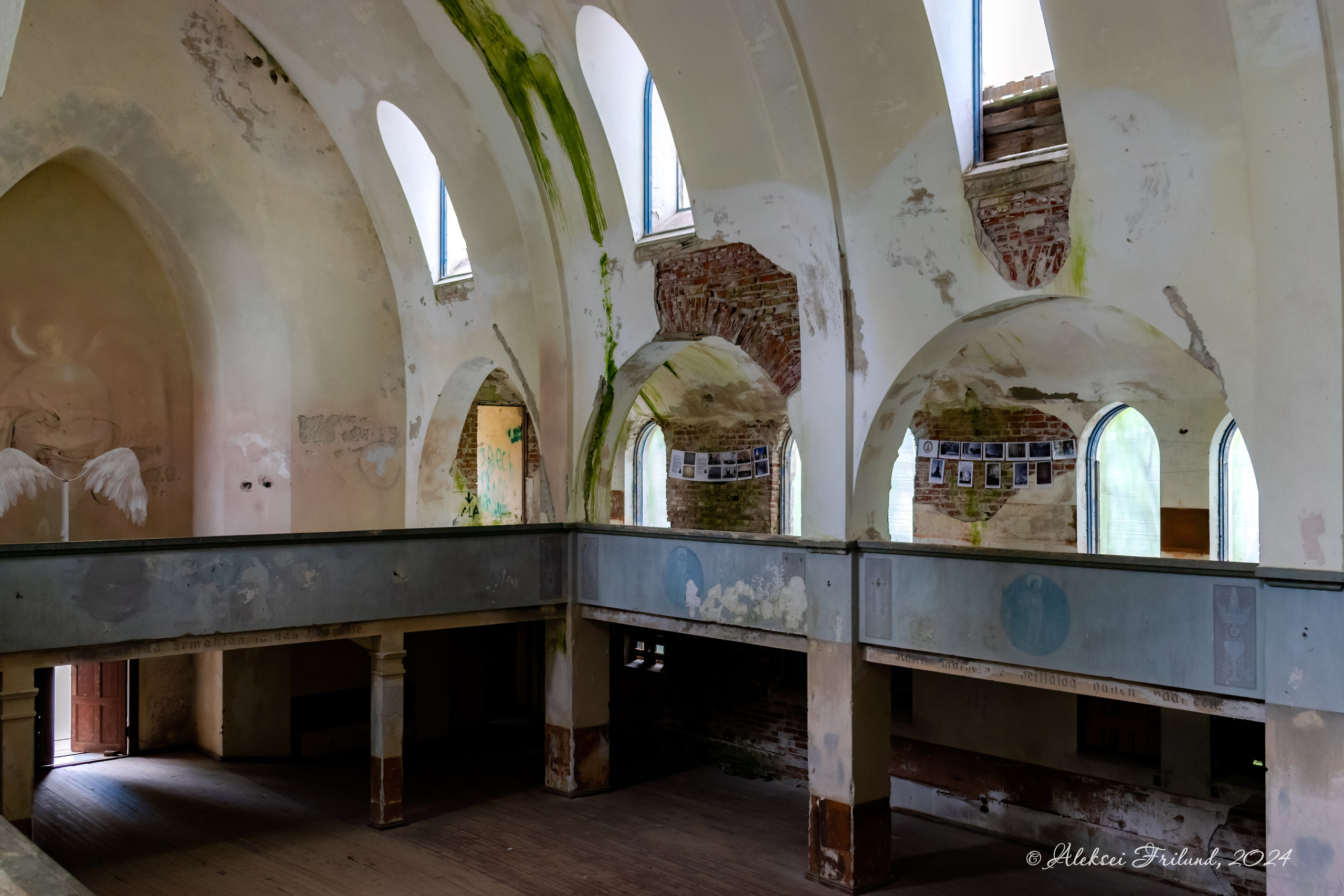 Кирха в пос. Лумиваара. Аэросъемка. Фото и Видео в Карелии. Алексей Фрилунд