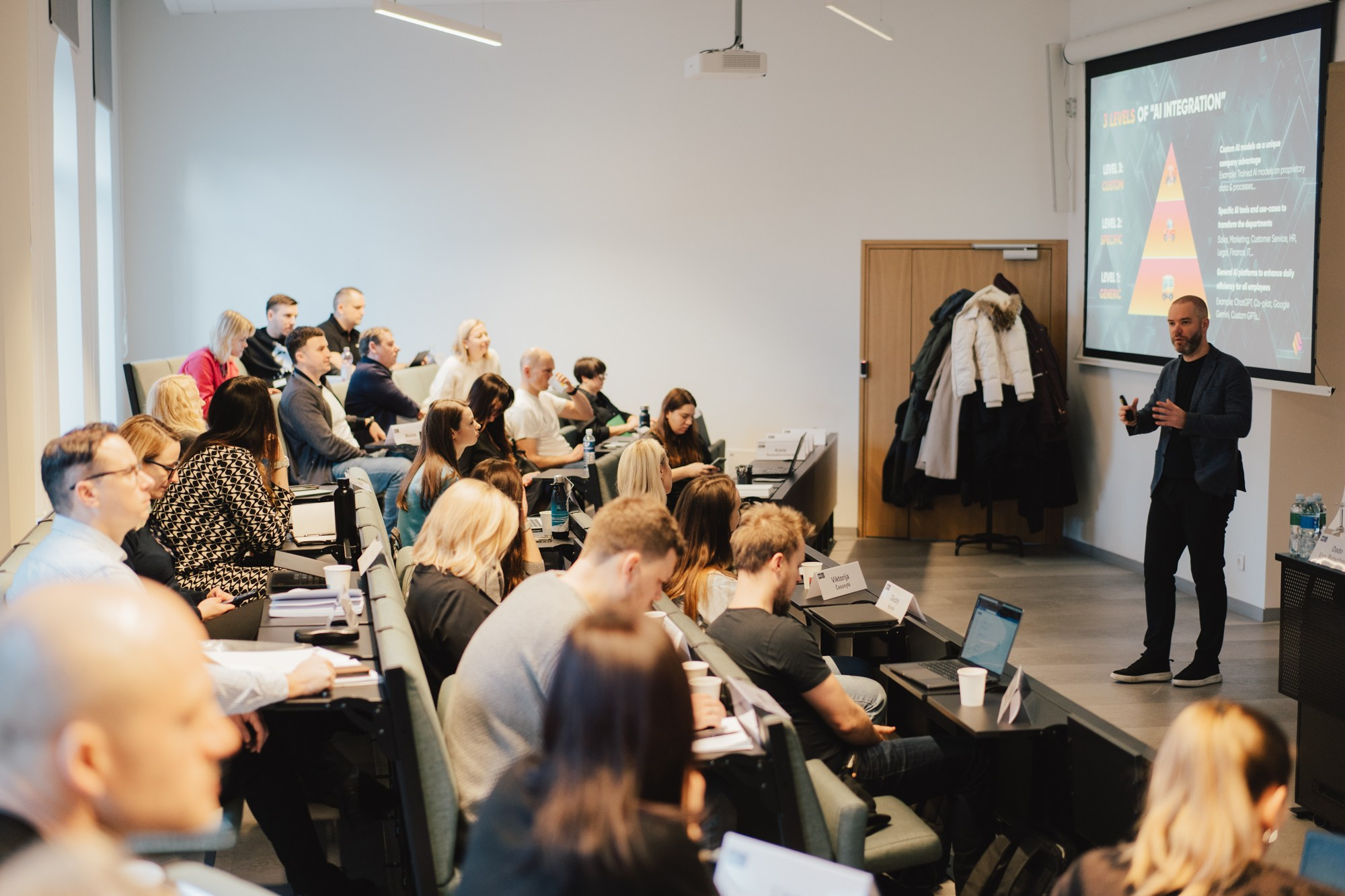 ISM. Dado Van Peteghem Visit. Photographer in Vilnius