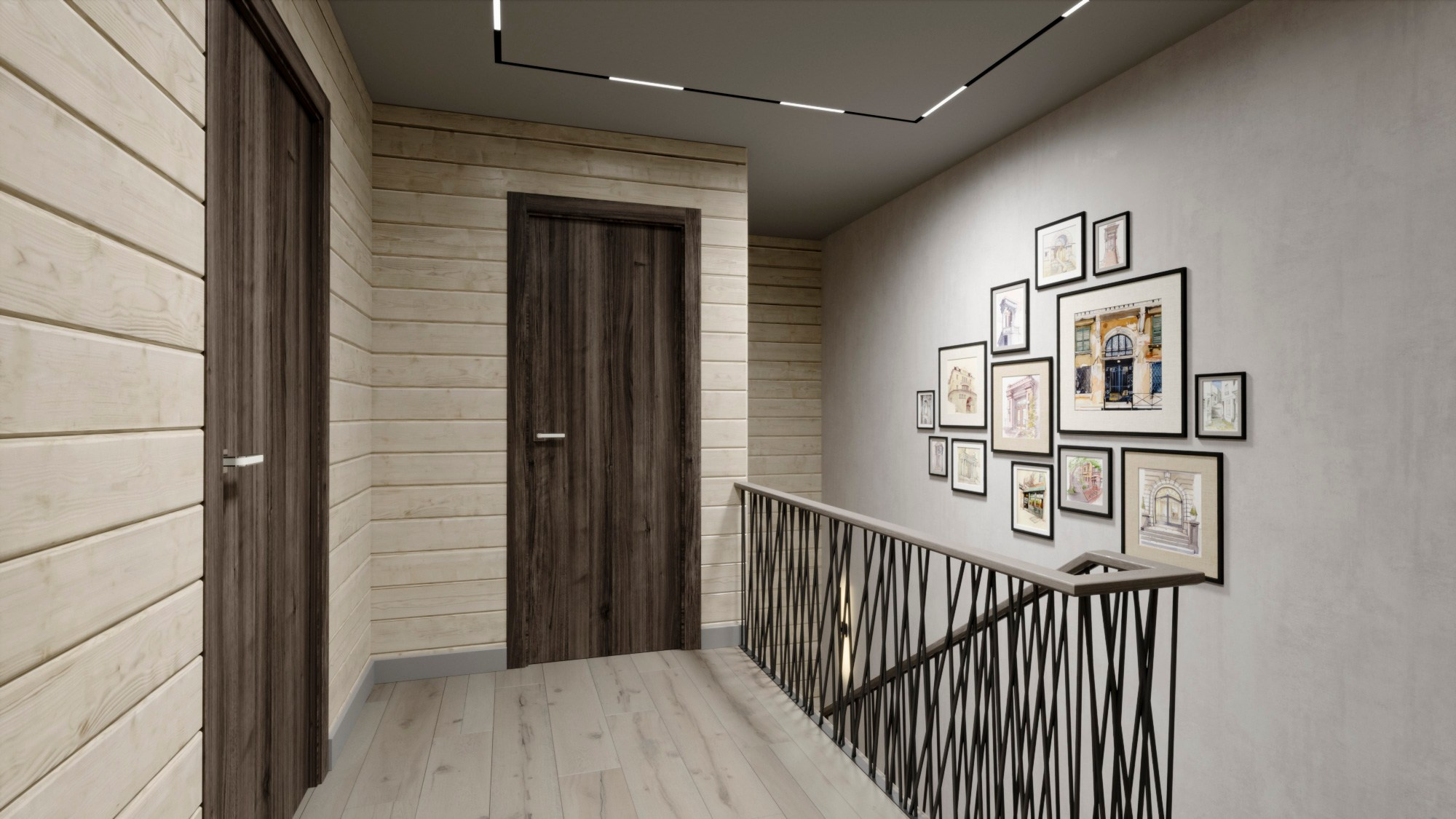 Дом 132 м² с мансардой. Дизайн для каждого