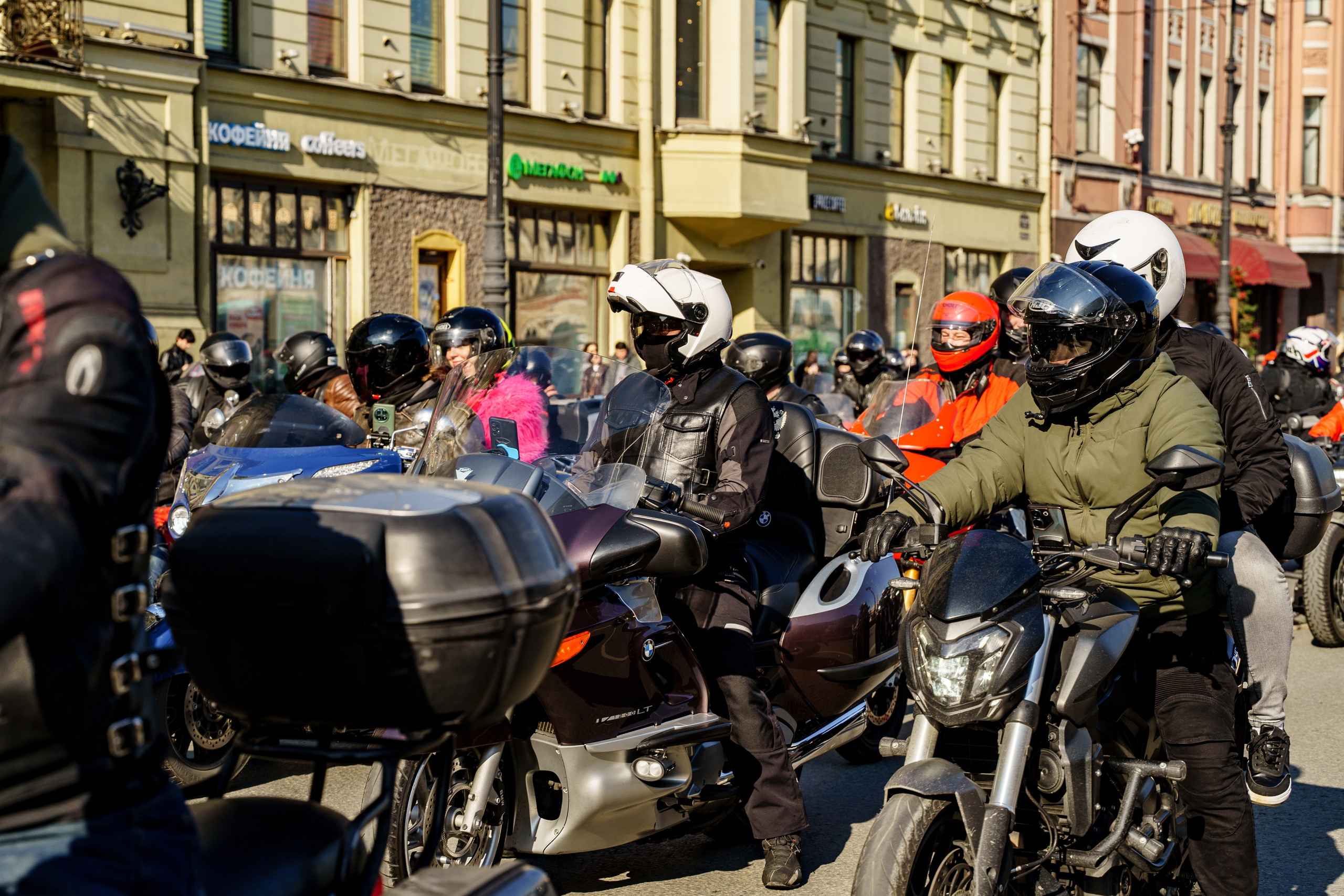 Прохват мотоклуба Norman Riders ч.1. Концертный и репортажный фотограф в Санкт-Петербурге Слава Пахомов