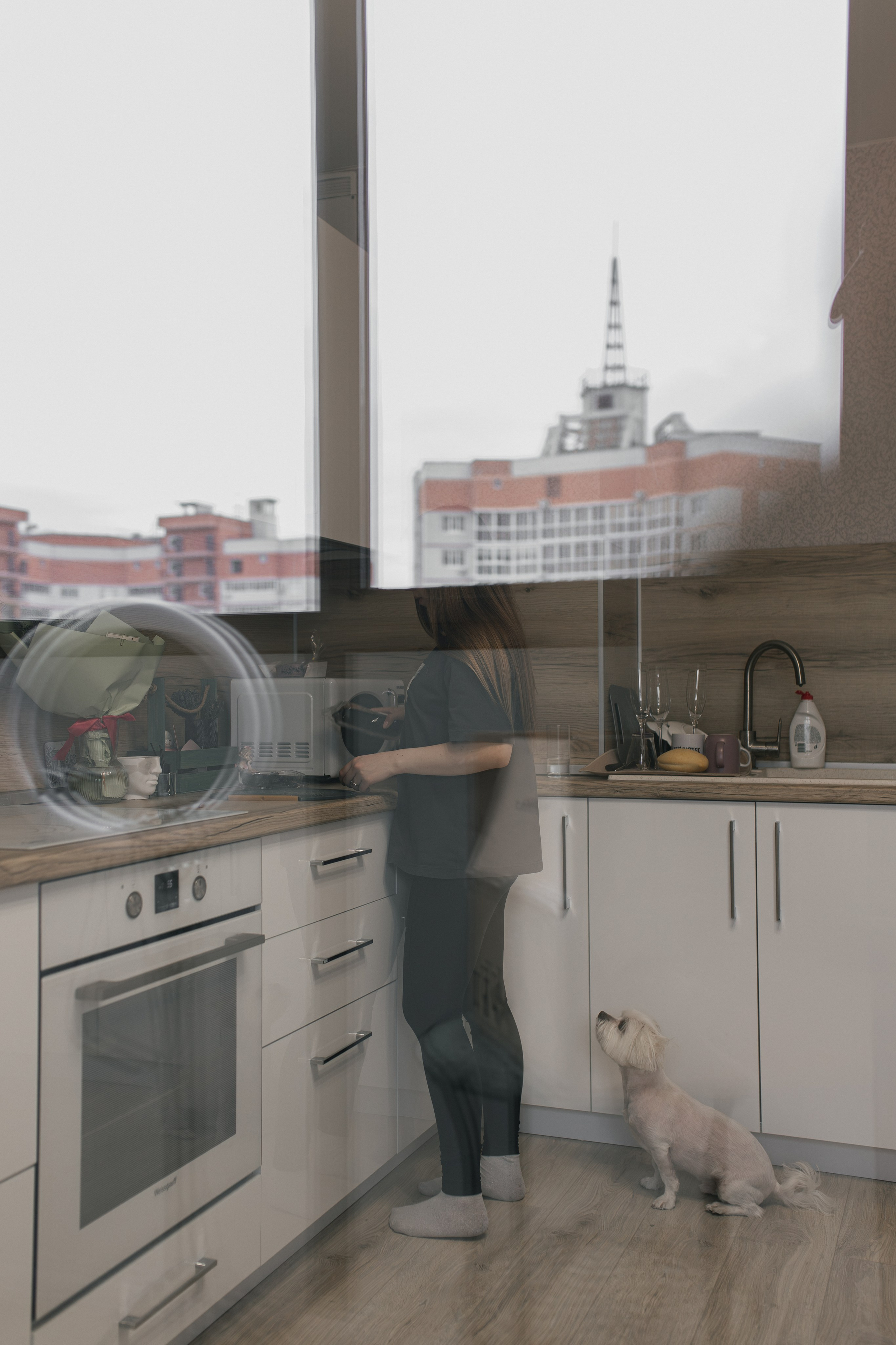 Лера и Тоффи: домашняя история. Портретный и репортажный фотограф в Воронеже: Анастасия Пузикова