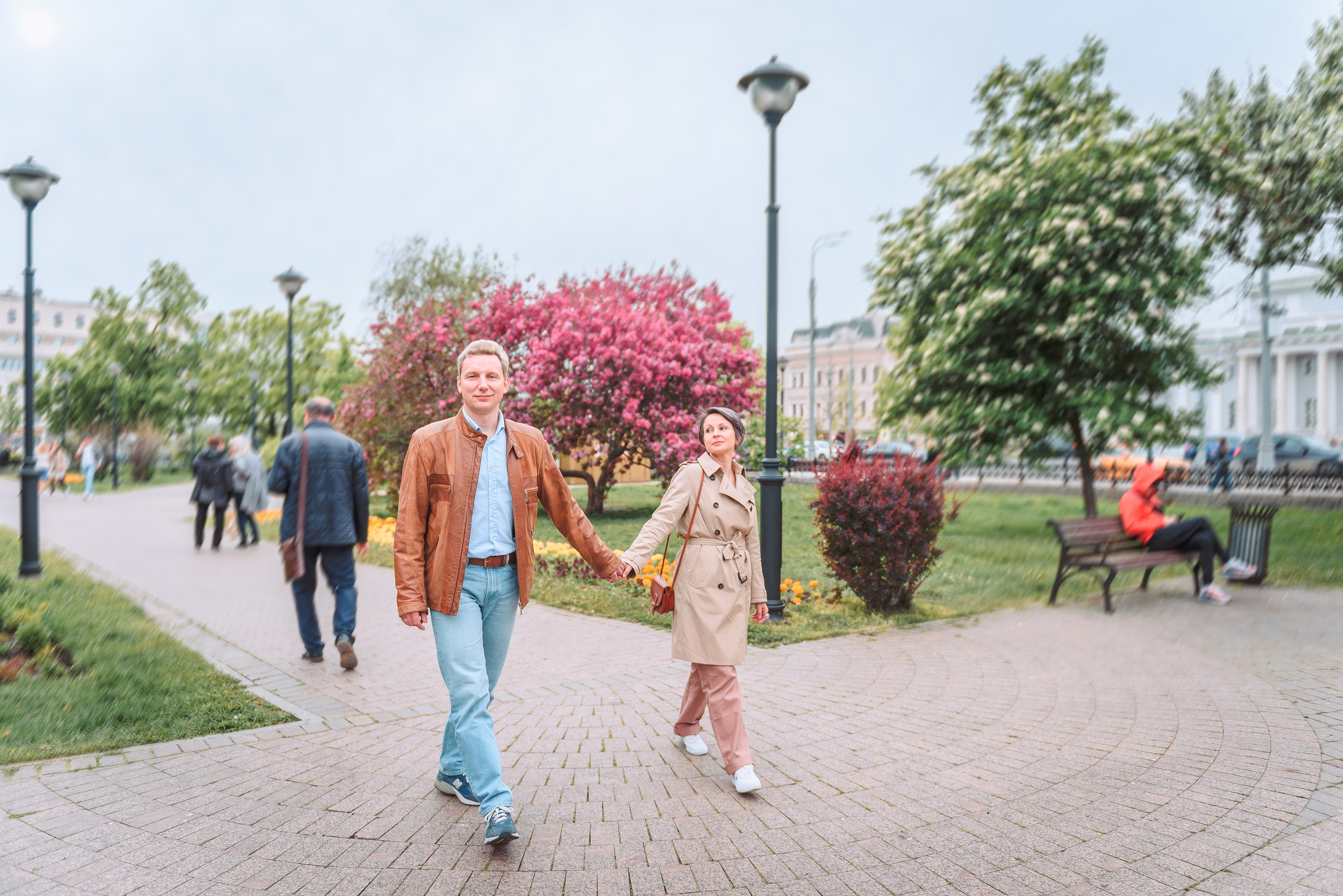 Весенняя прогулка Виктора и Наталии. Свадебный и семейный фотограф в Москве Юлия Винник