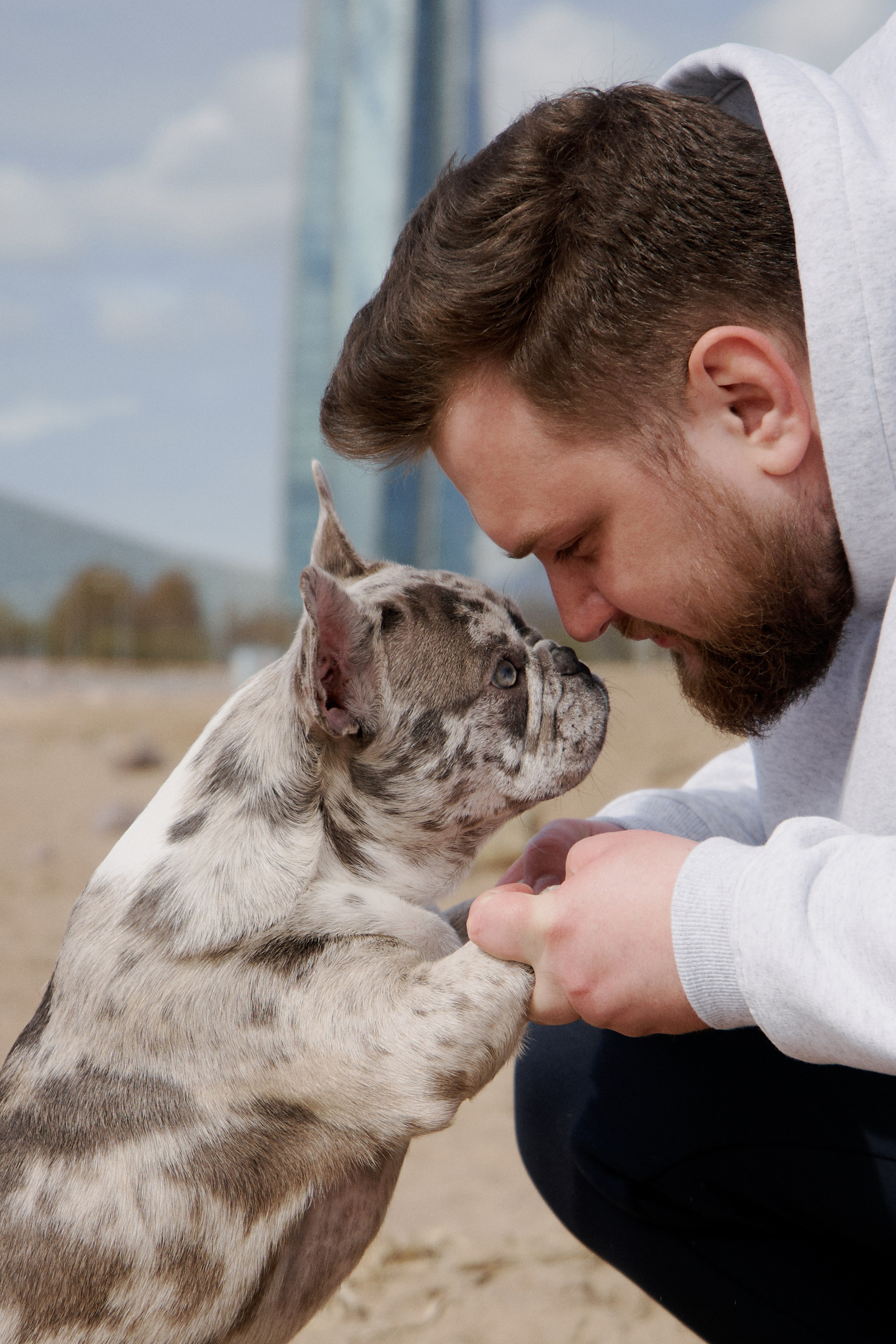 Фотосессия с собакой на заливе. Фотограф / Санкт-Петербург / Галина Никонова