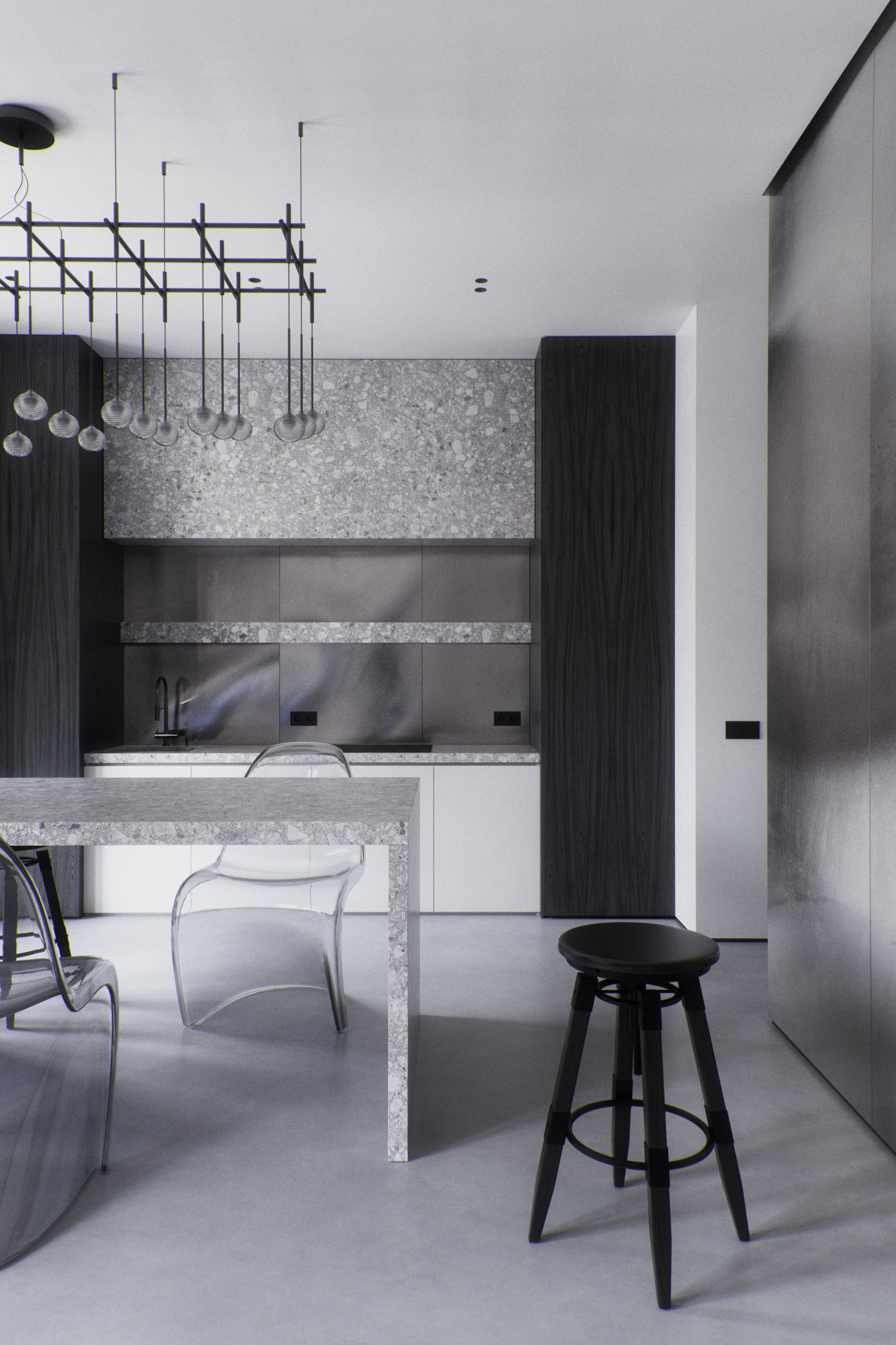 Blue accent. 3D Визуализация // Reiterrrr