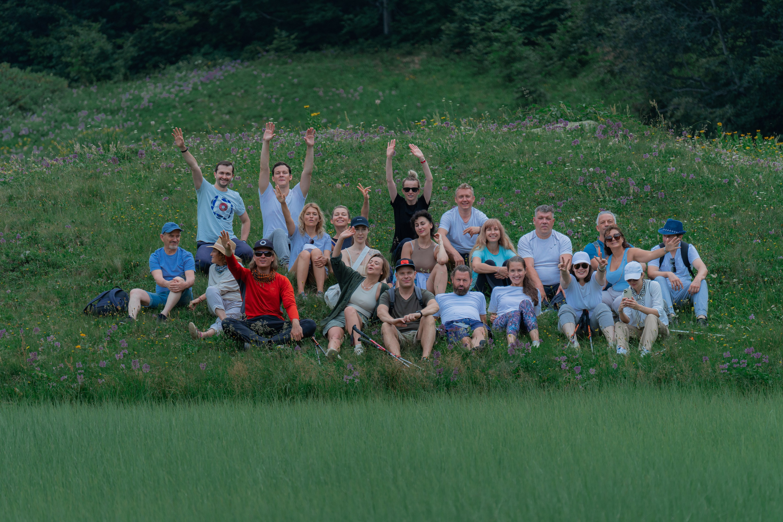 Психологический тренинг на озере Зеркальное. Репортажный фотограф в Красной Поляне и Сочи Павлюченко Екатерина