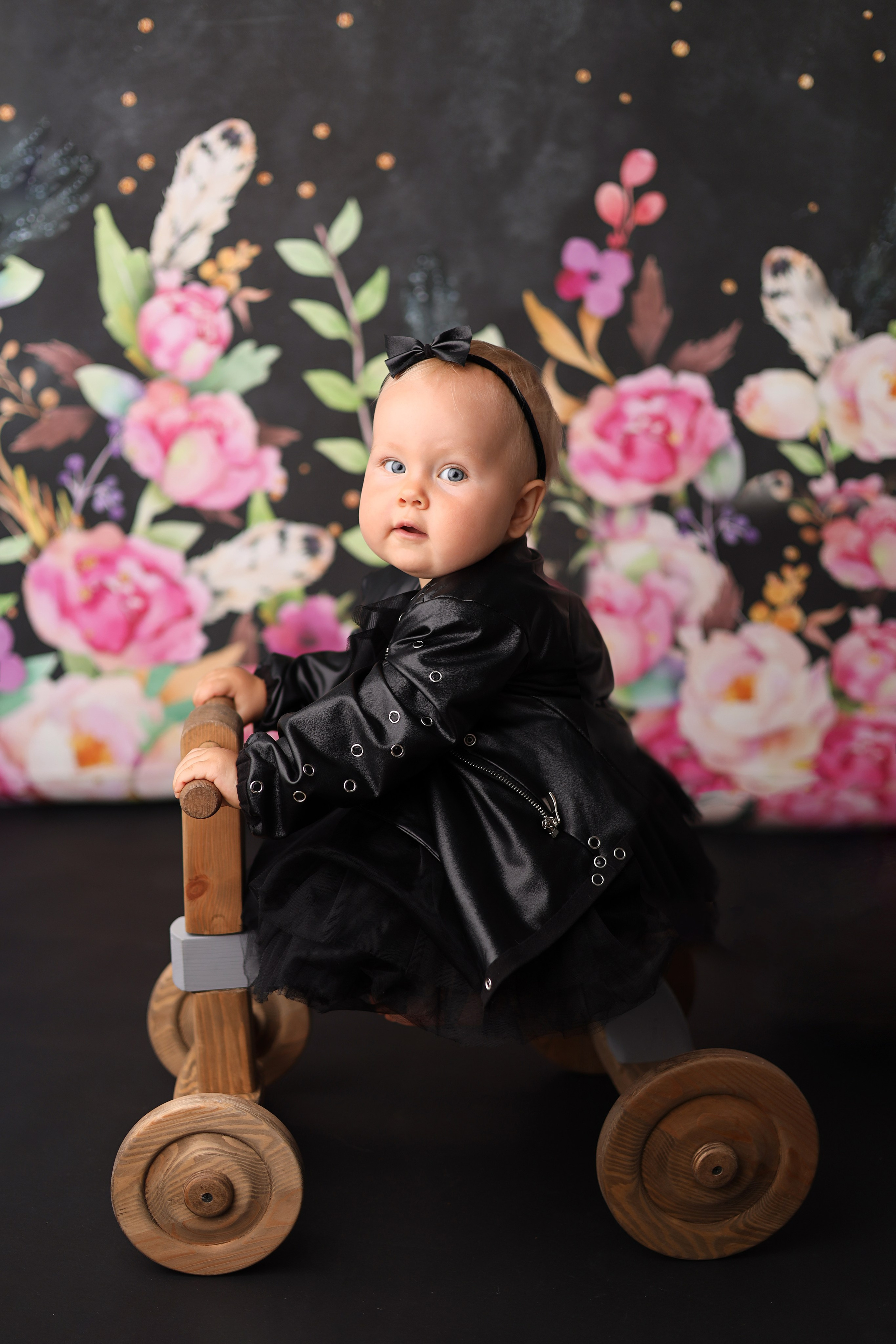 Детская фотосессия на 1 годик для Киры. Фотограф новорожденных Москва. Ньюборн фотограф Москва