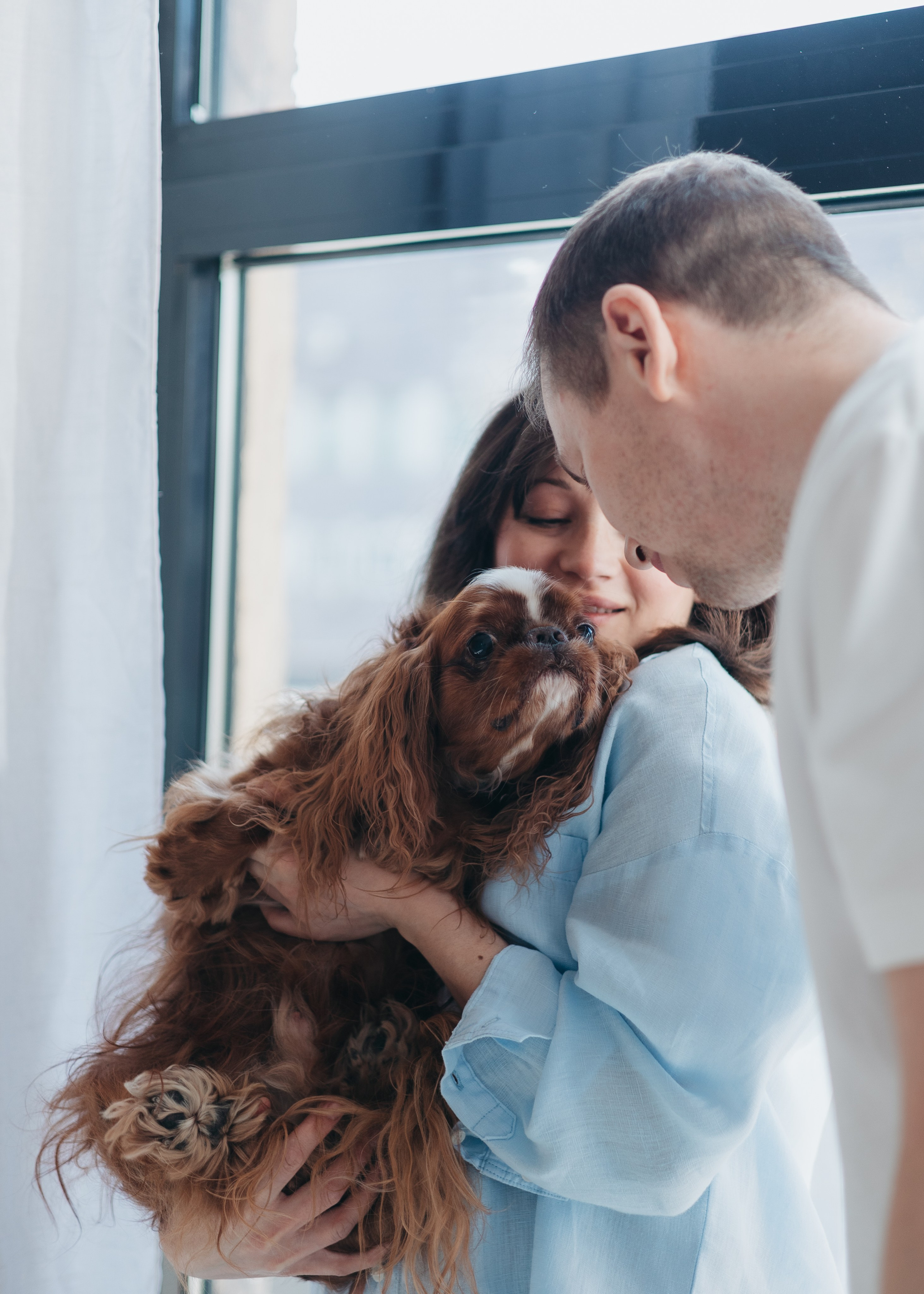 Полина, Максим и Кекс. Фотограф животных Евгения Верцинская