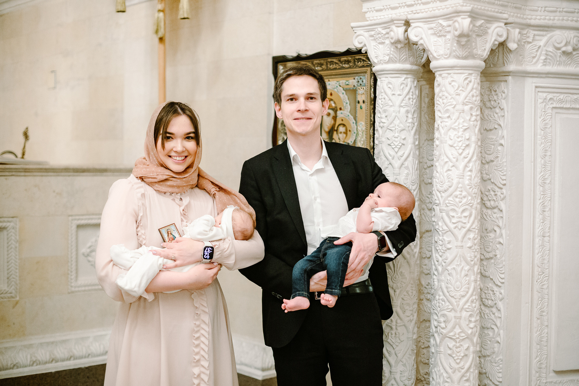 Фотограф на крещение в храме Христа Спасителя.