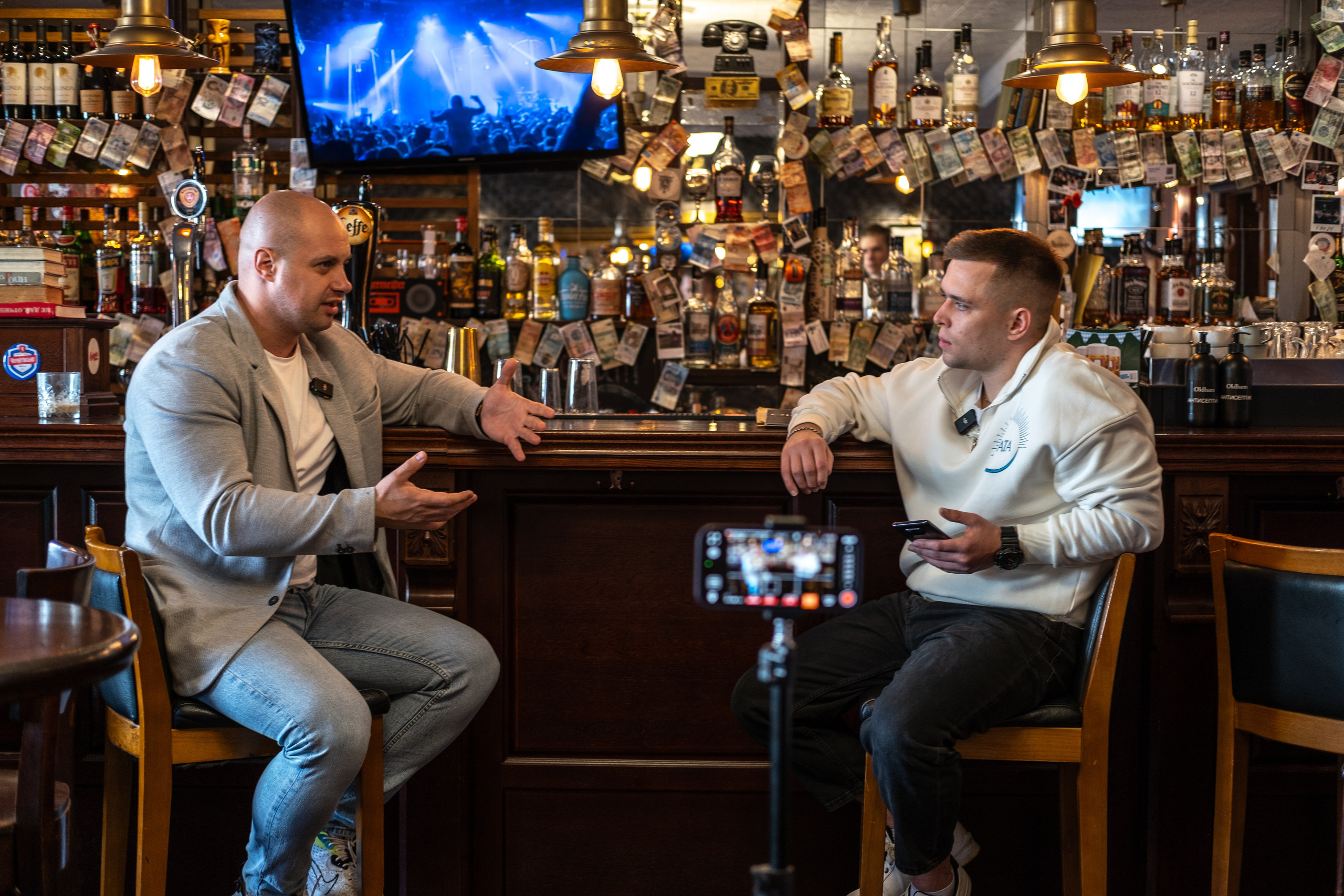 Интервью владельца паба «Oldham». Фотограф. Санкт-Петербург