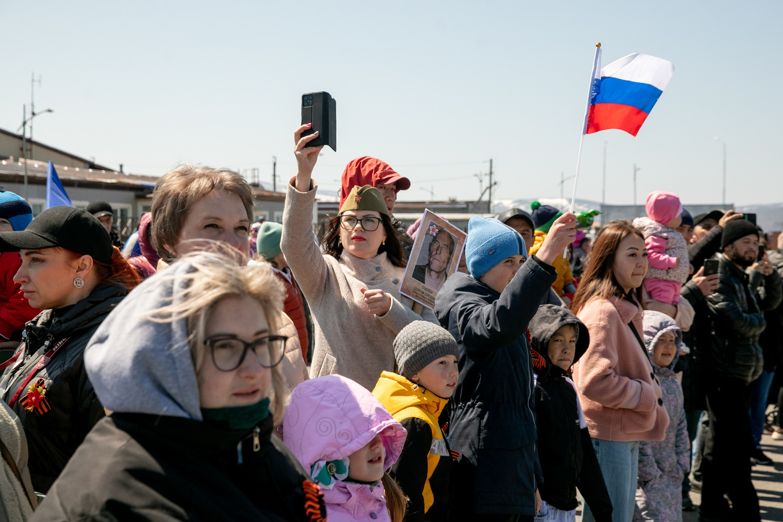 Парад Победы о. Итуруп. Фотограф Анна Сорокина