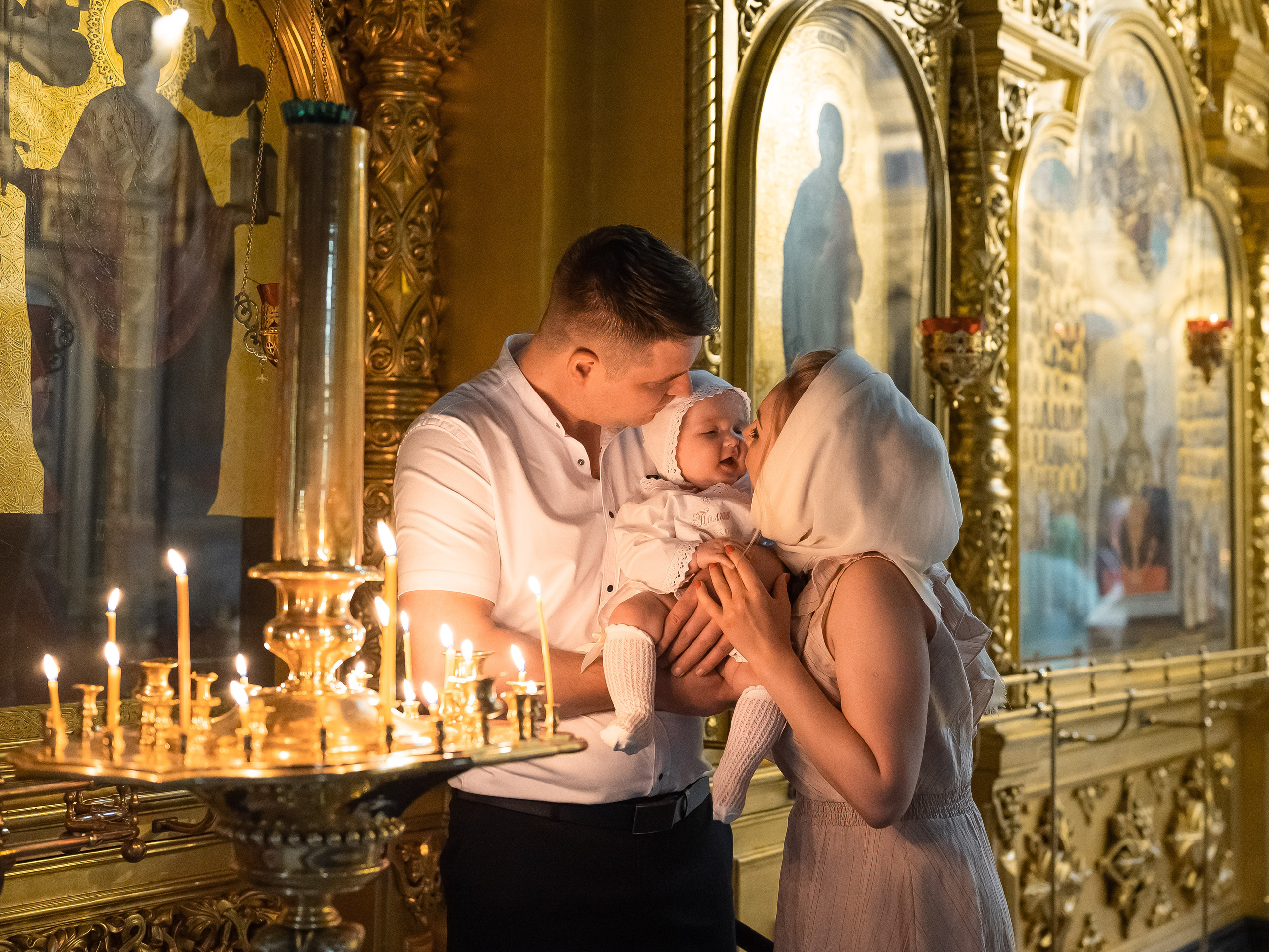 Таинство Крещения Полины. Свадебный и семейный фотограф Юлия Чернобай | Подольск, Москва, Московская область