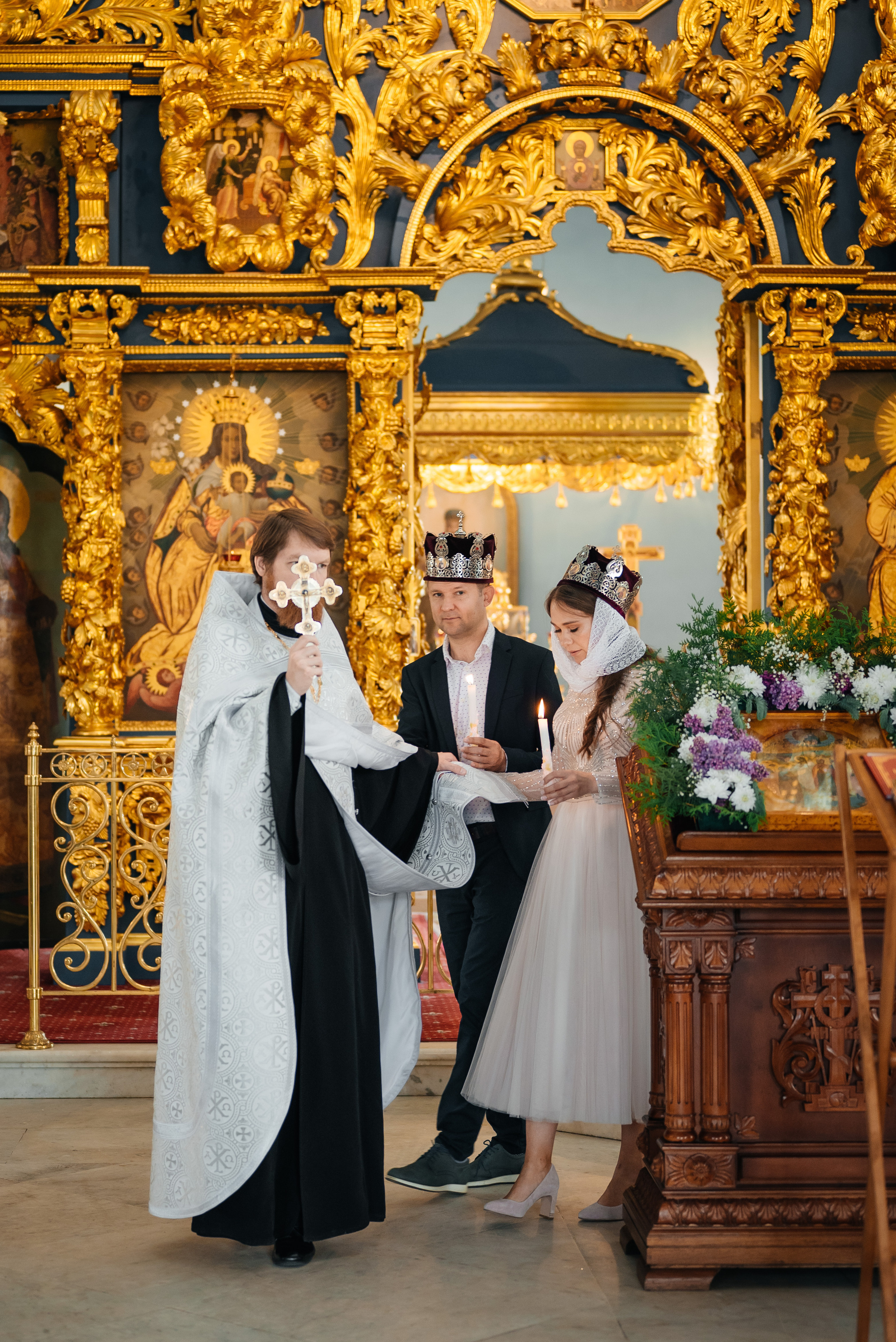 Таинство Венчания Екатерины и Игоря. Свадебный и семейный фотограф Юлия Чернобай | Подольск, Москва, Московская область