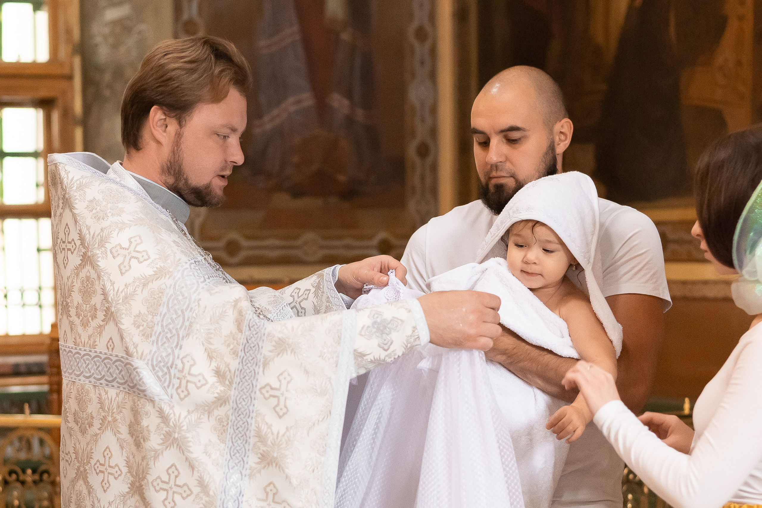 Таинство крещения Полины. Свадебный и семейный фотограф Юлия Чернобай | Подольск, Москва, Московская область