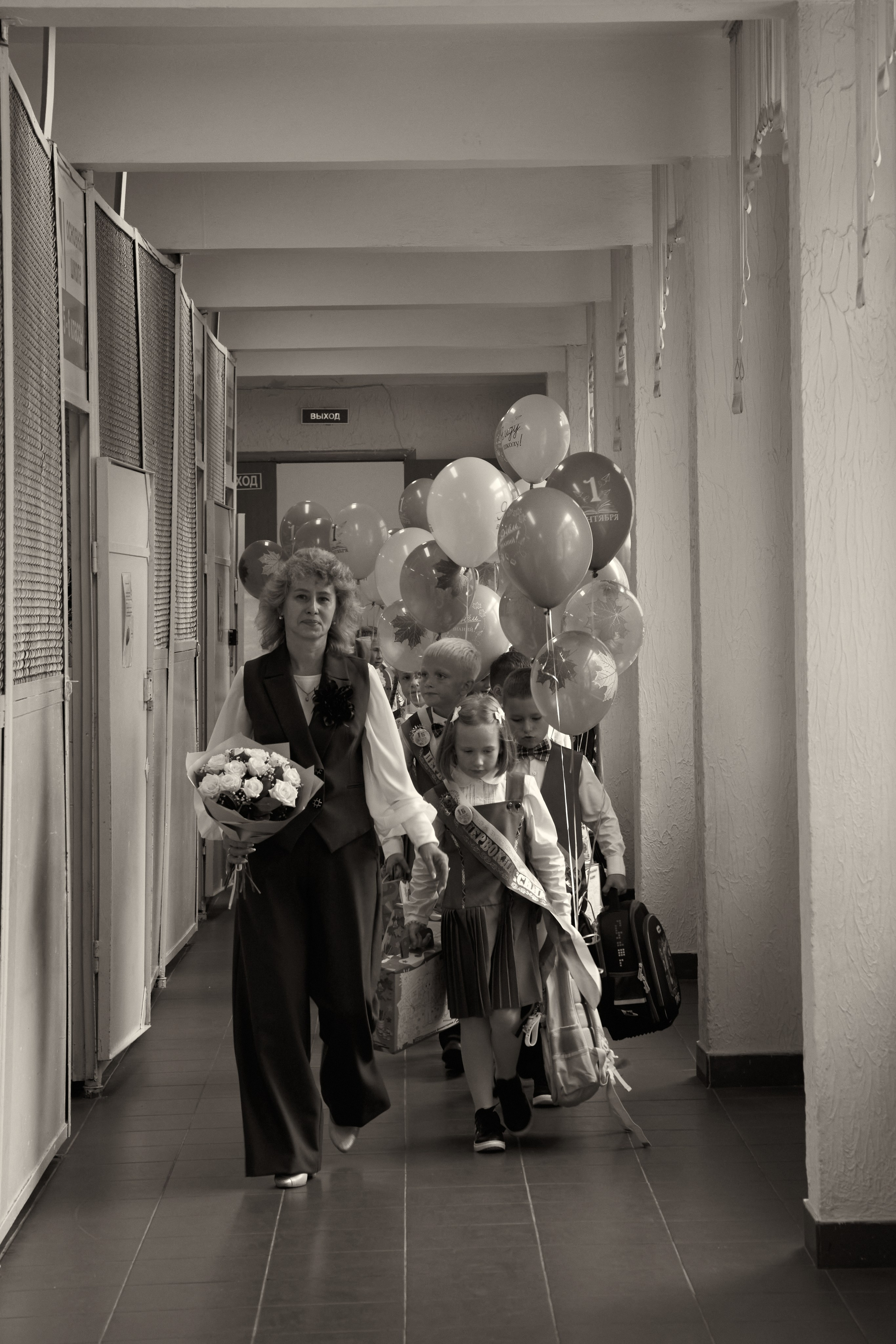 Школьная линейка. 1«Б». Фотограф в Санкт-Петербурге Настя Атом