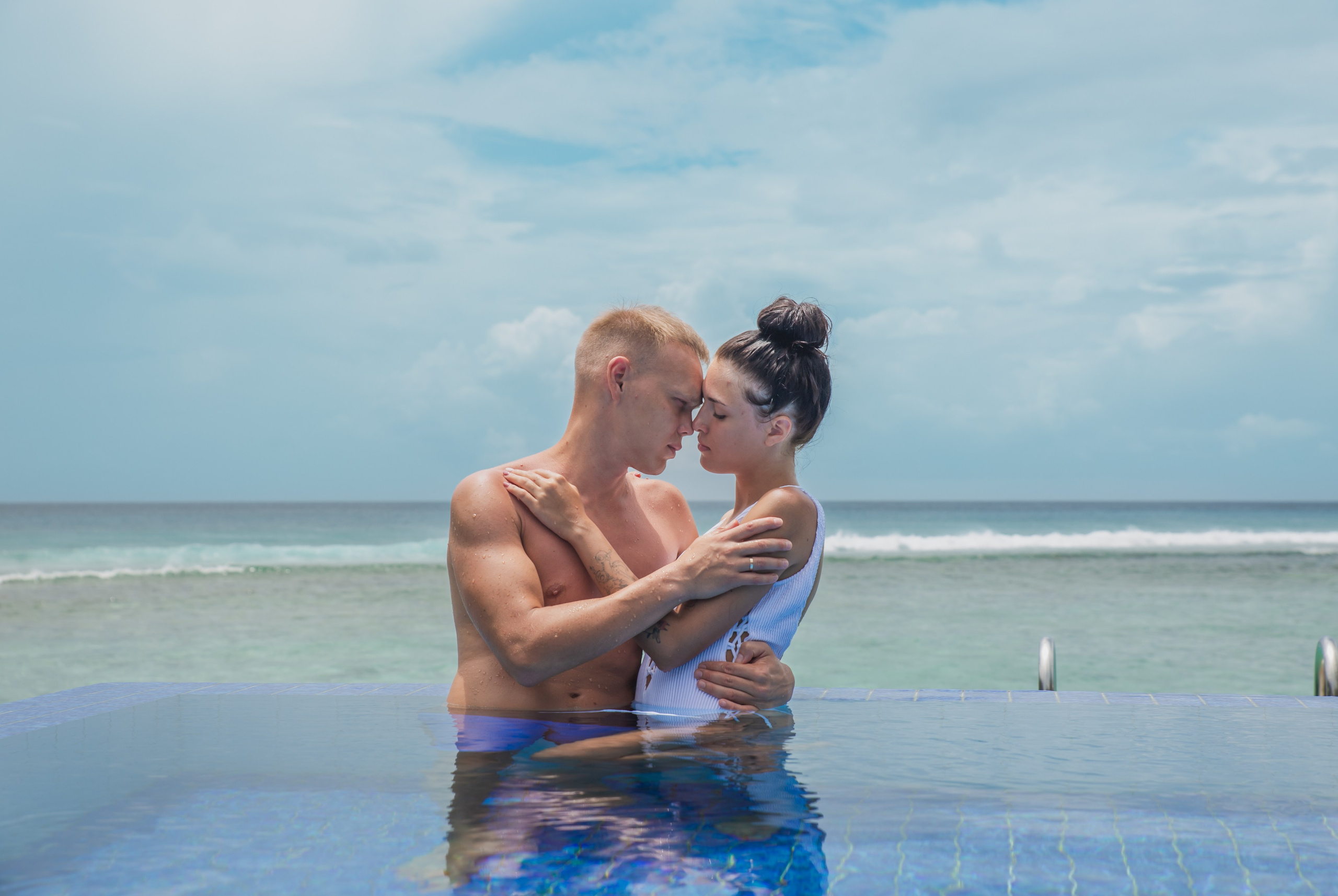 Love story. Photographer in Maldives