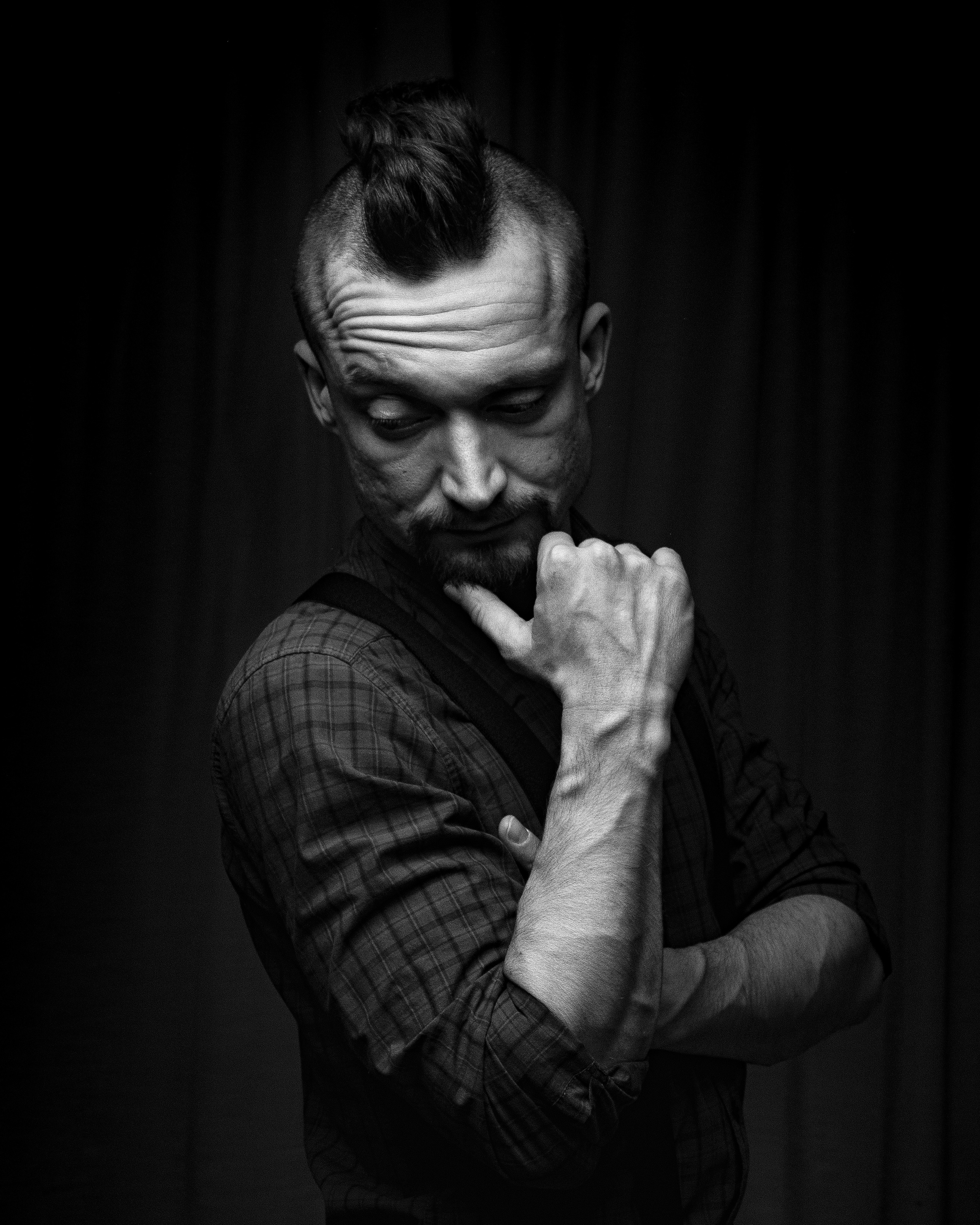 ч/б портрет