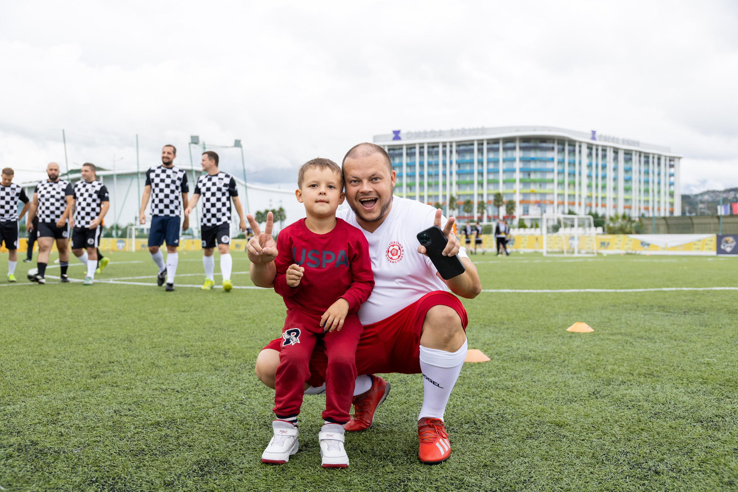 Футбольный матч между компаниями сферы такси. Фотограф Родион Нарудинов