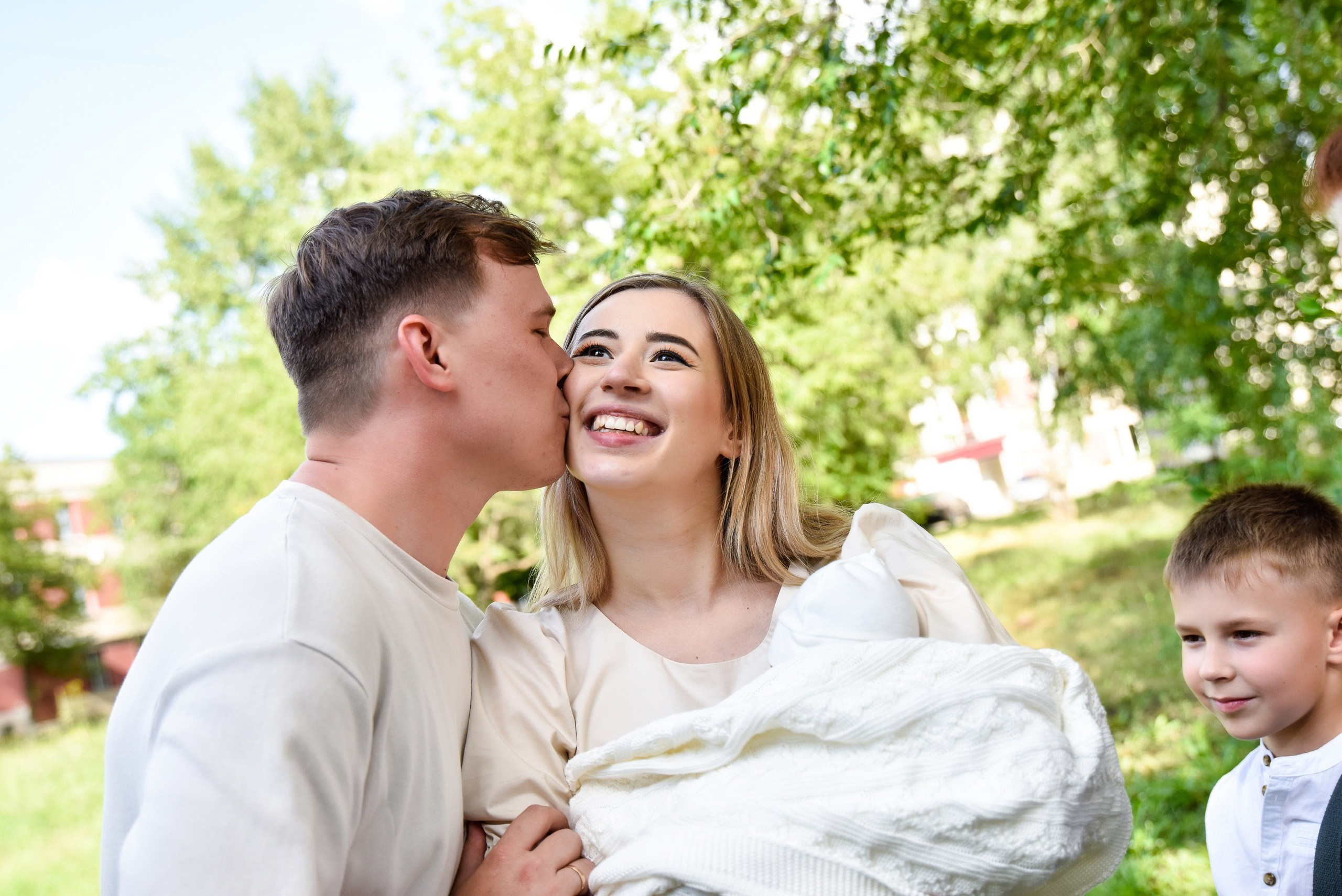 Фотосессия выписки из роддома в Самаре
