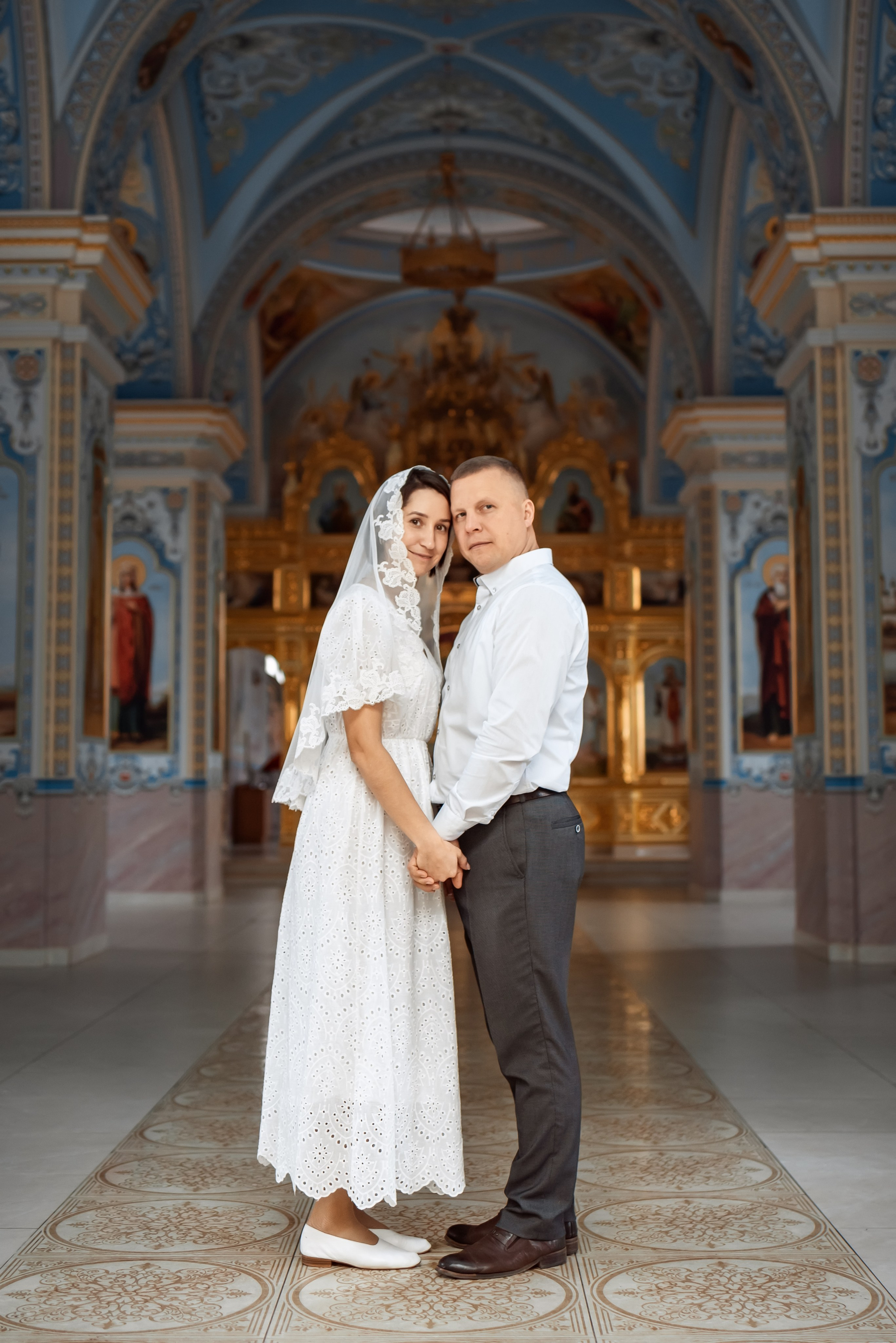 Венчание. Храм Введения во храм Пресвятой Богородицы. Церковный фотограф на Таинство Крещения и Венчания в Оренбурге и Оренбургской области Екатерина Белкина