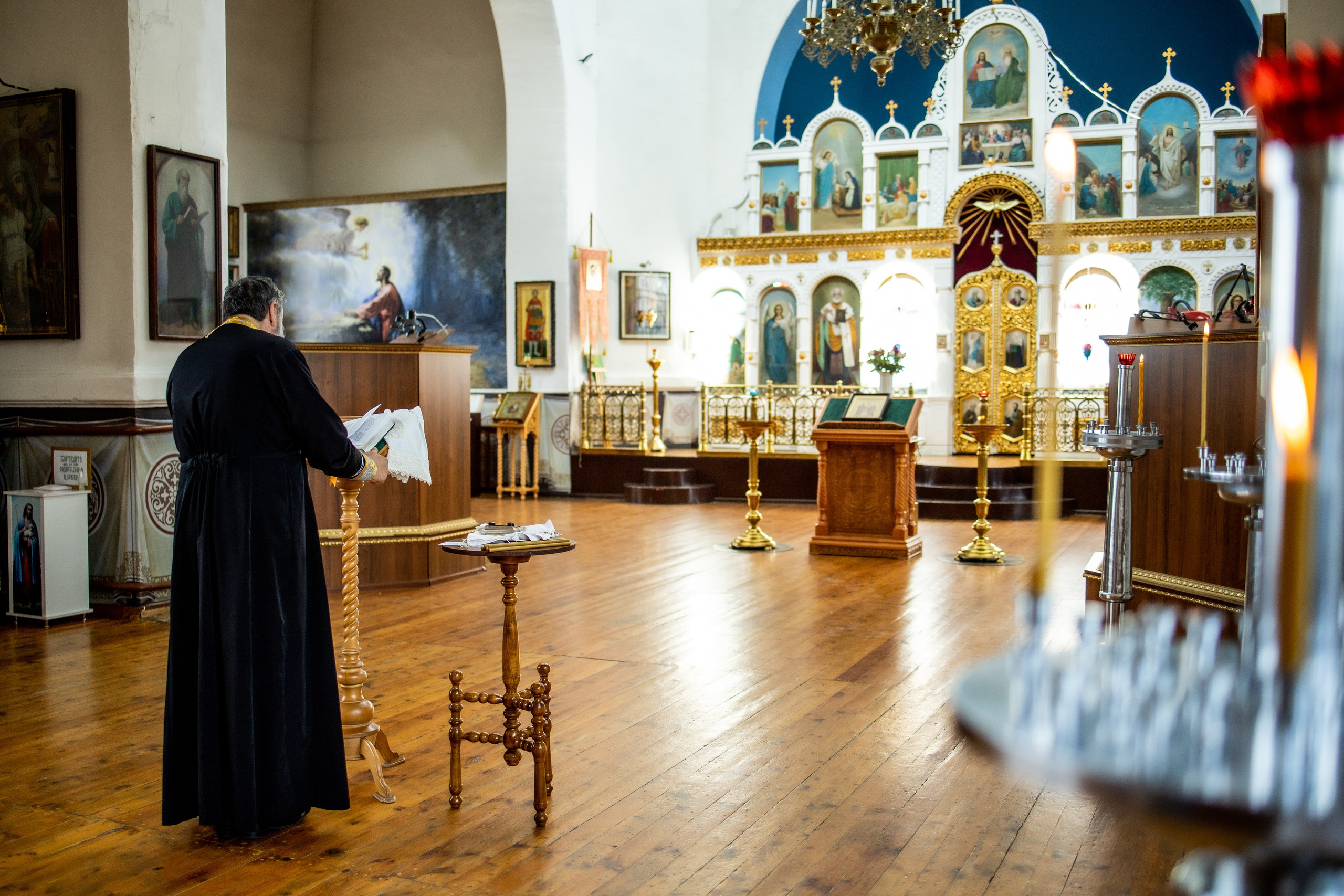 Таинство Крещения Евы, Арины и Дарьи. Фотограф Надежда Лукьянова
