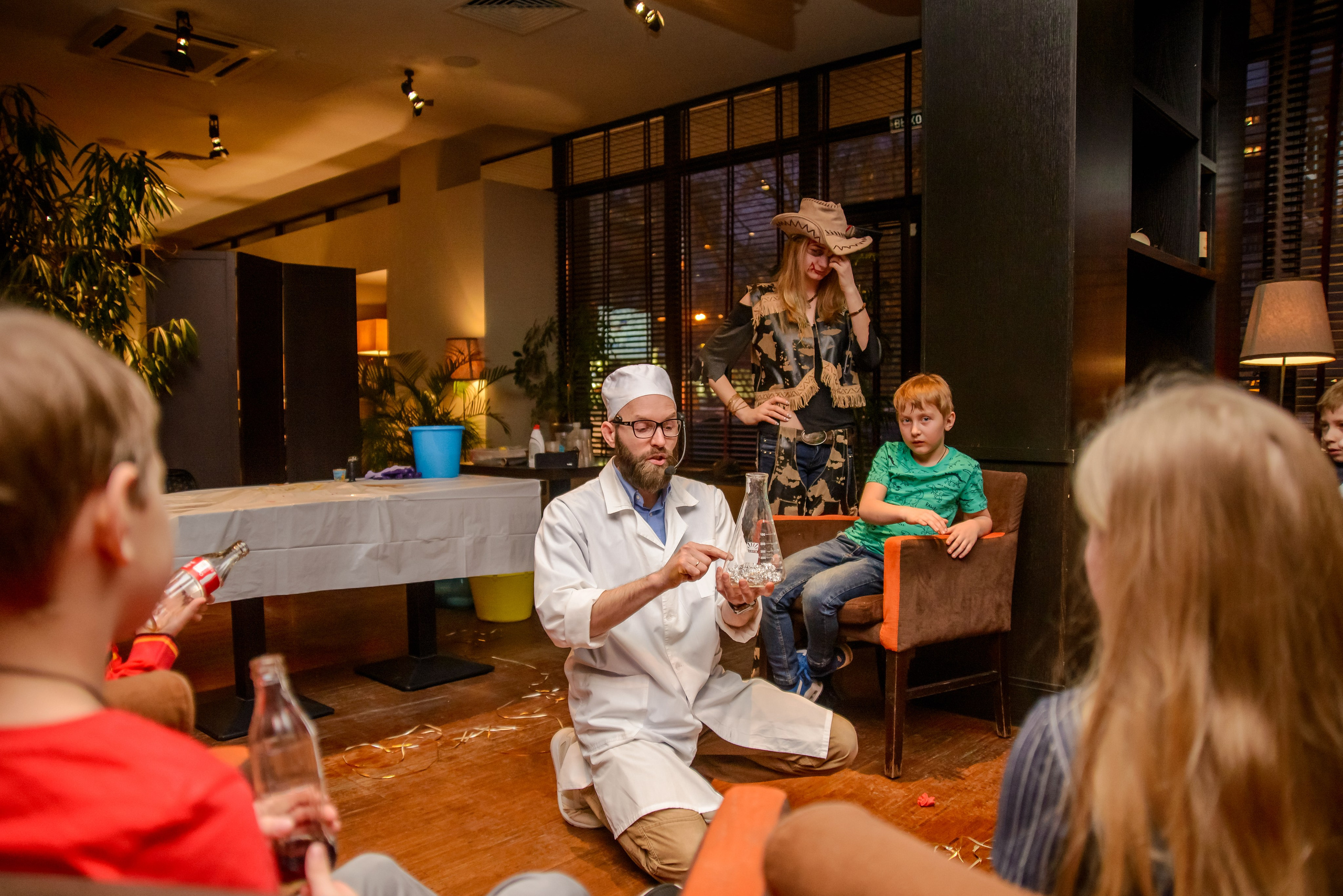 Детский день рождения в ресторане