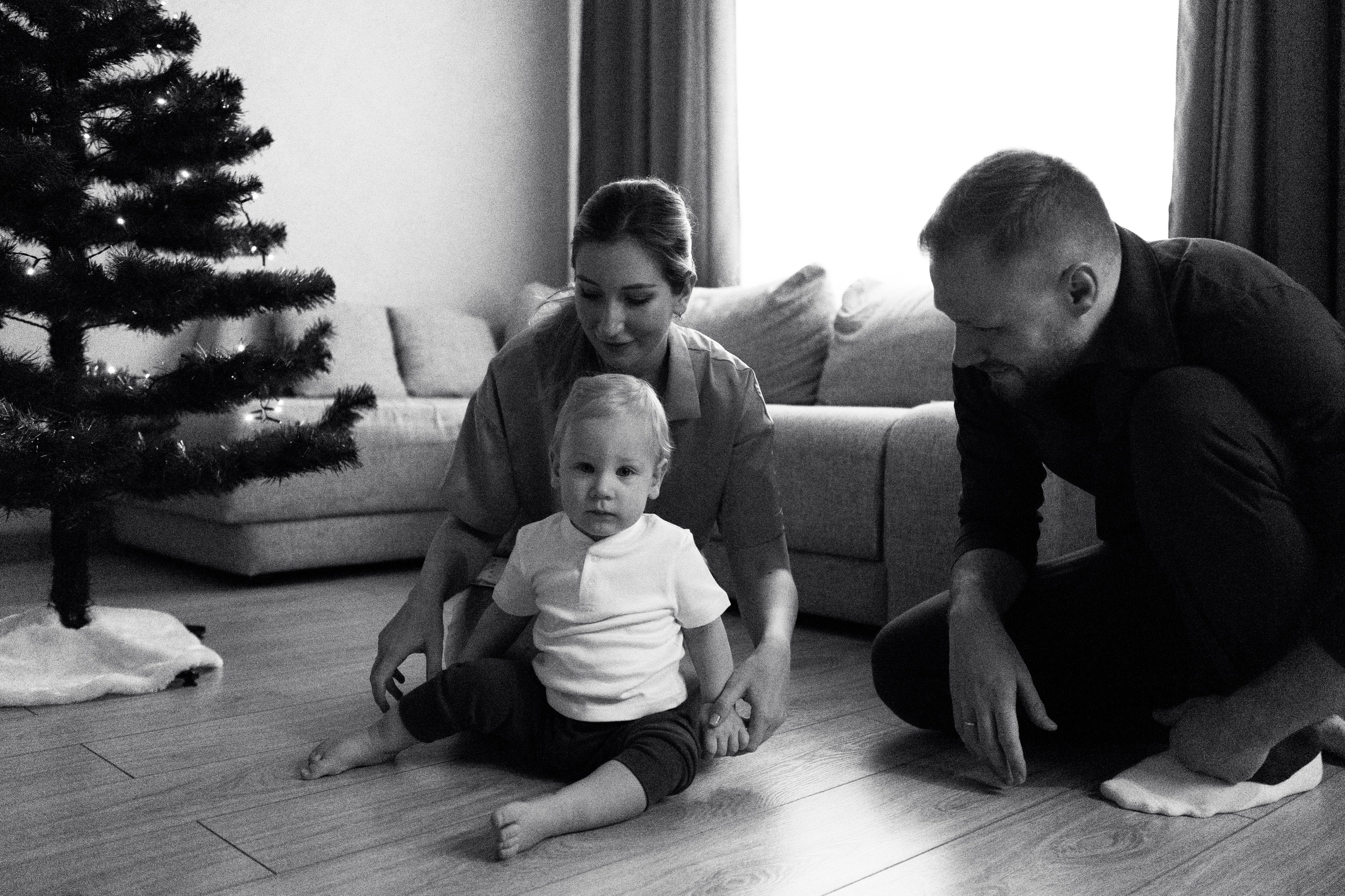 Домашняя новогодняя фотосессия. Семейный и портретный фотограф в Москве Елена Флегант