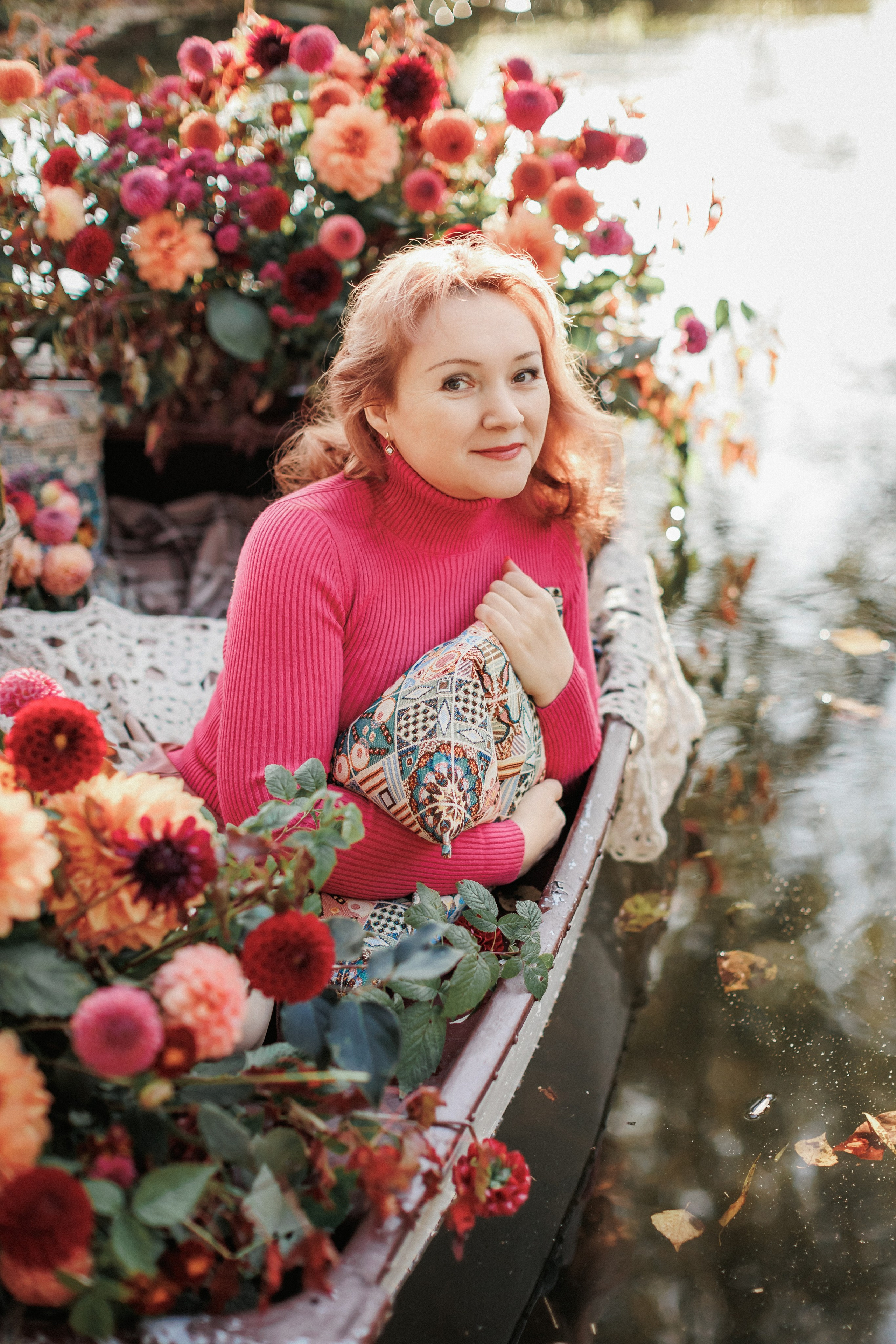 Фотопроект «Лодка в цветах». Свадебный, семейный и детский фотограф в городе Партизанск, Находка