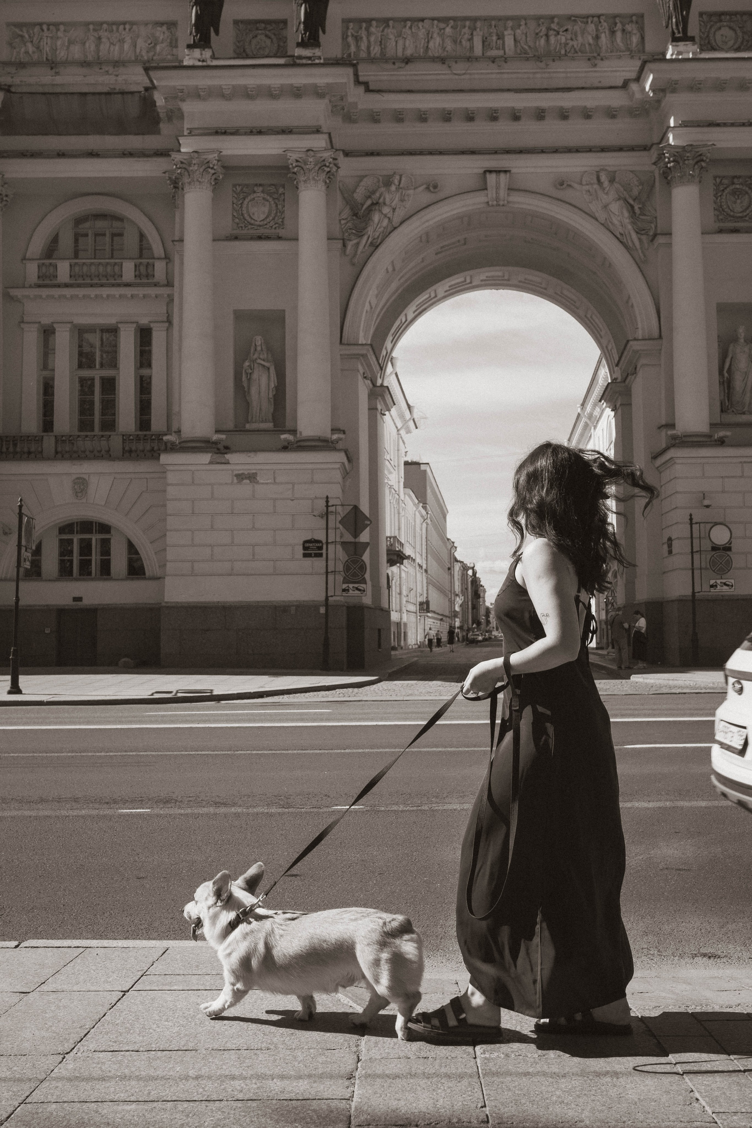 Фотосессия с собакой. Фотограф в Санкт-Петербурге Полина