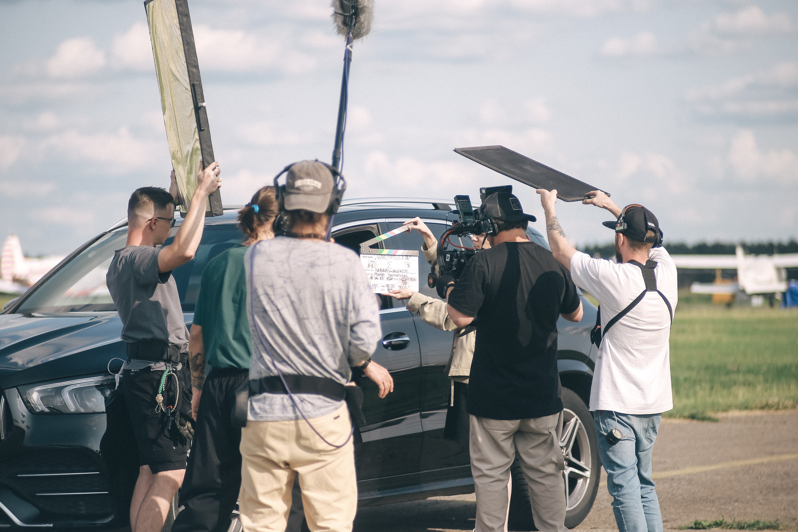 Съёмки фильма «Небо, прощай!». Аэродром Северка. Антонина Морозова, профессиональный семейный фотограф видеограф