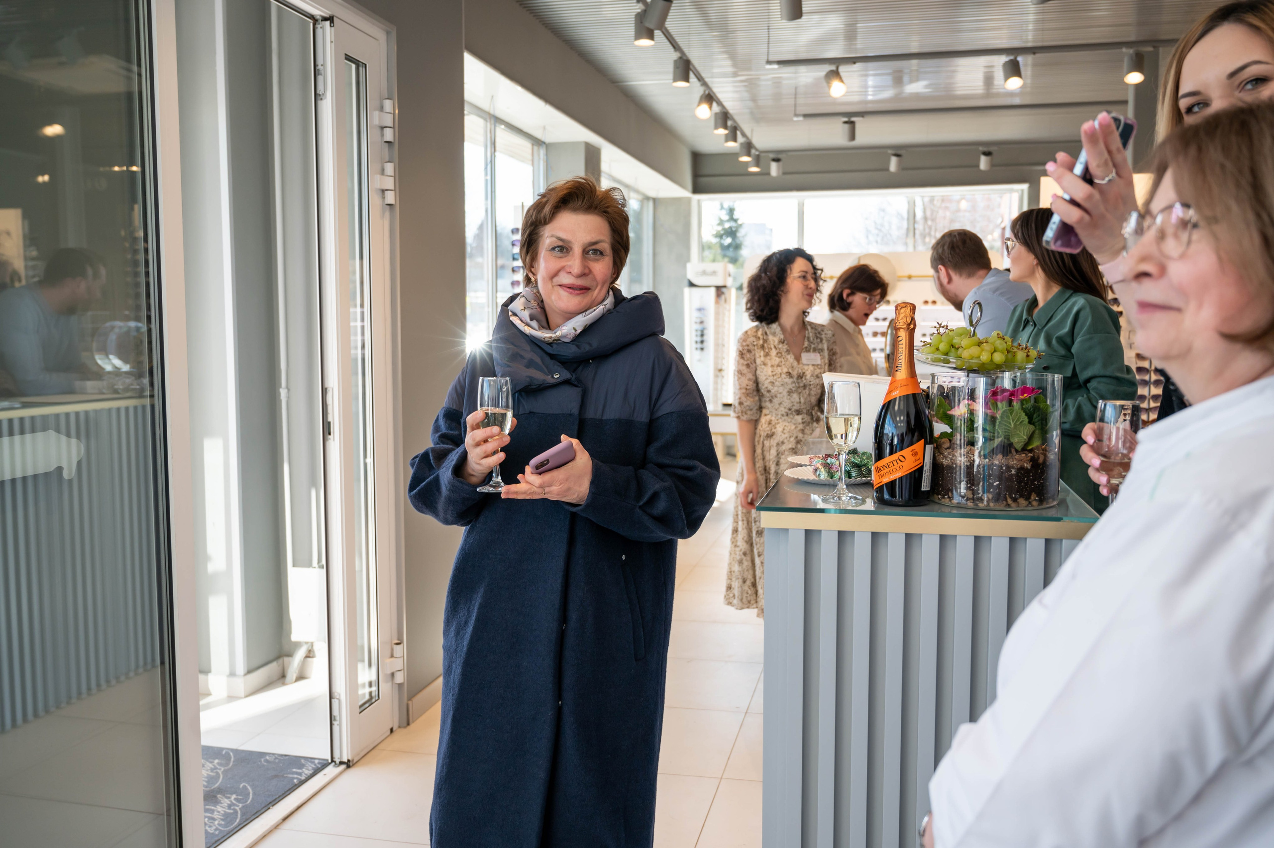 Съёмка открытия оптики