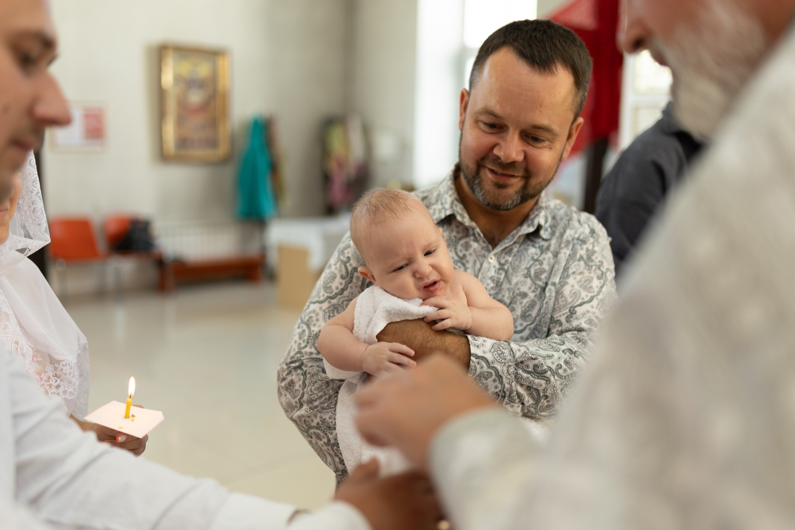 Крещение Артёма (все фото с таинсвта крещения). Фотограф новорожденных. Детский и семейный фотограф Марьяна Юдина