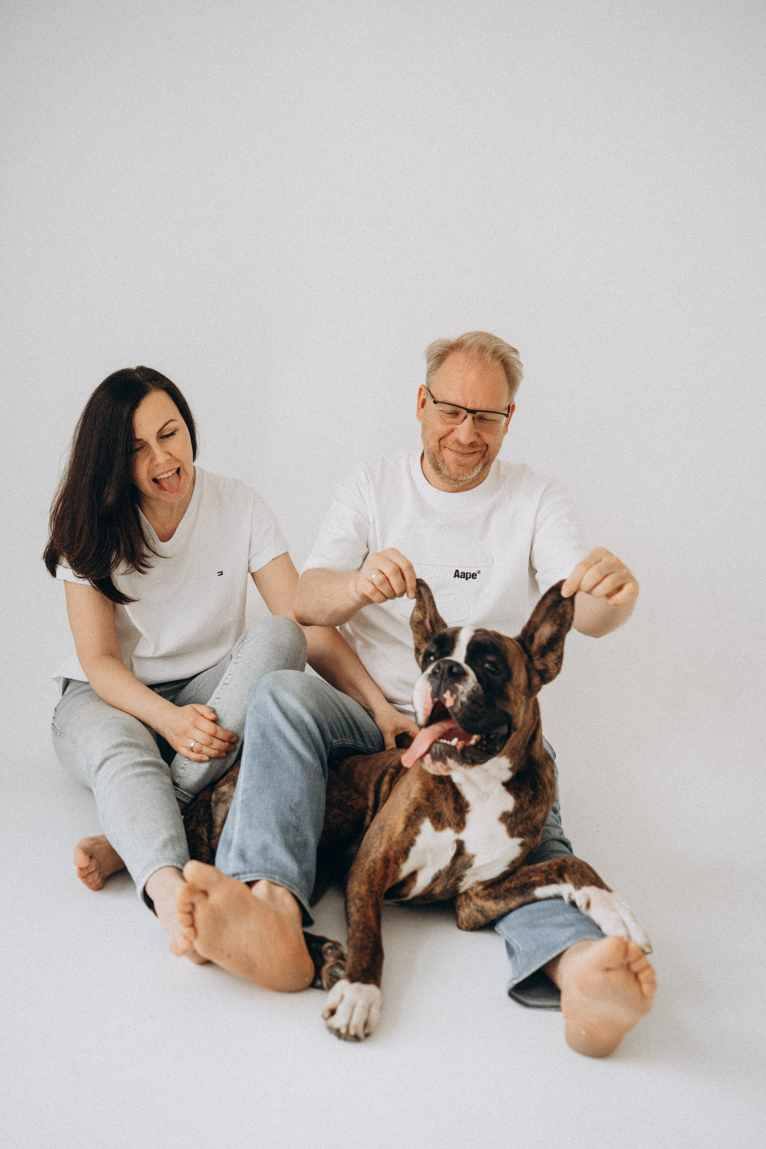 Анна, Максим и Марсель. Фотограф анималист в Москве и Санкт-Петербурге Свиридова Анна