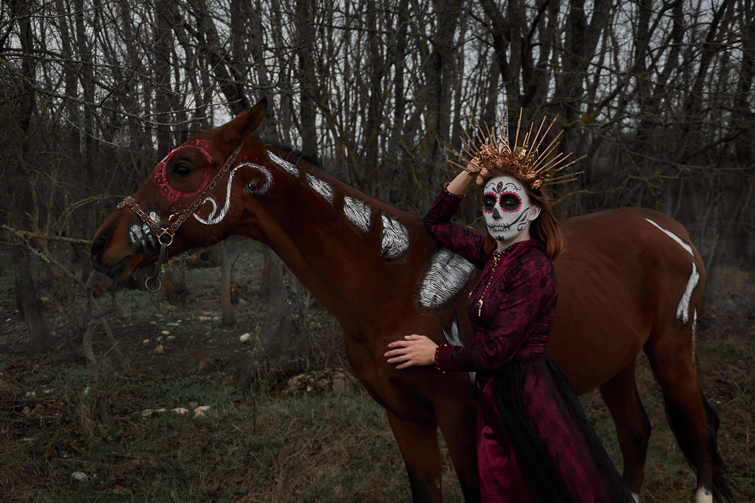 Фотосессия в стиле праздника El Día de Muertos. Фотограф в Севастополе