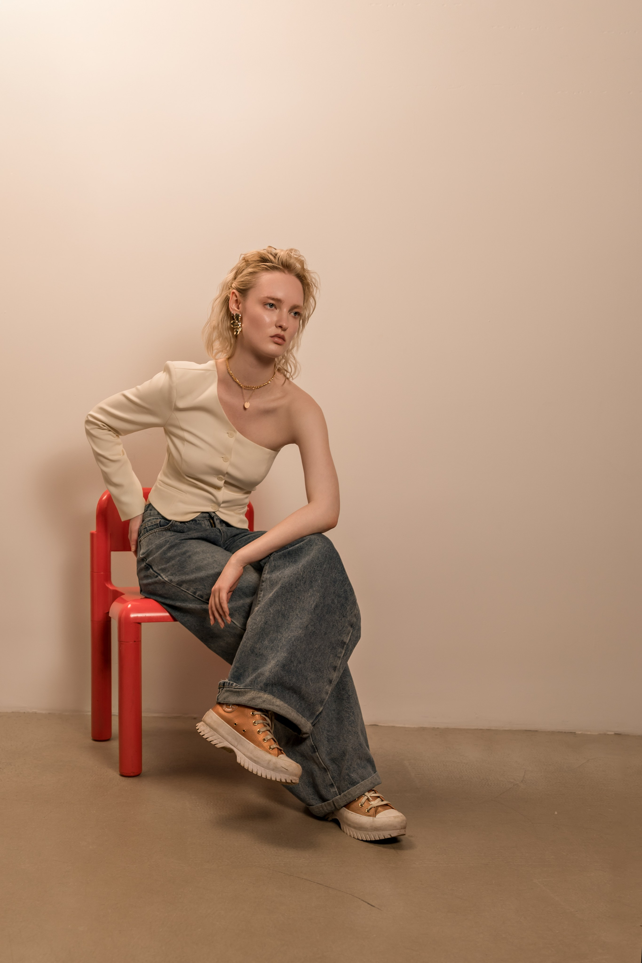 Съемки в студии