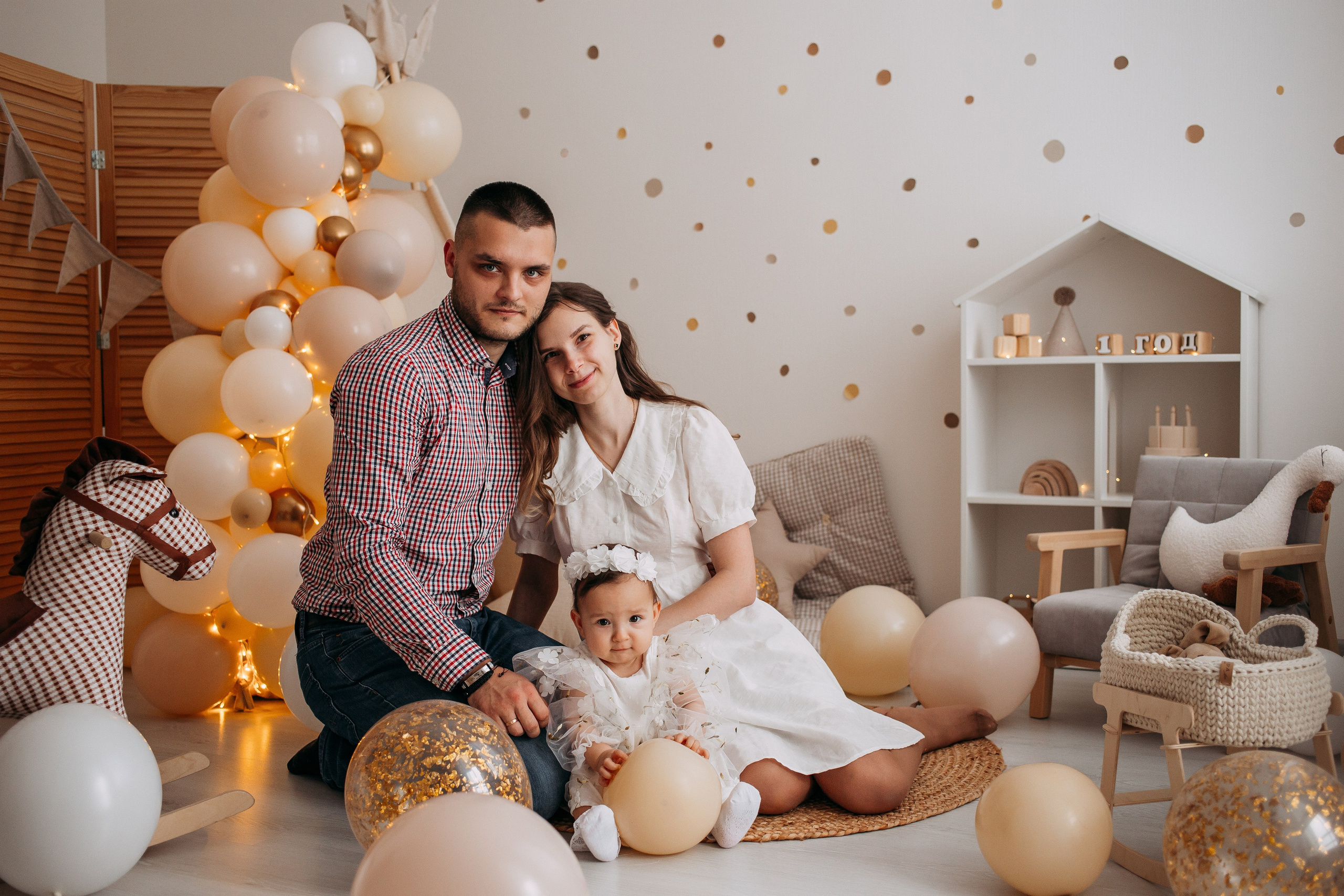 1 годик малышке. Фотограф в Санкт-Петербурге Гарипова Валерия