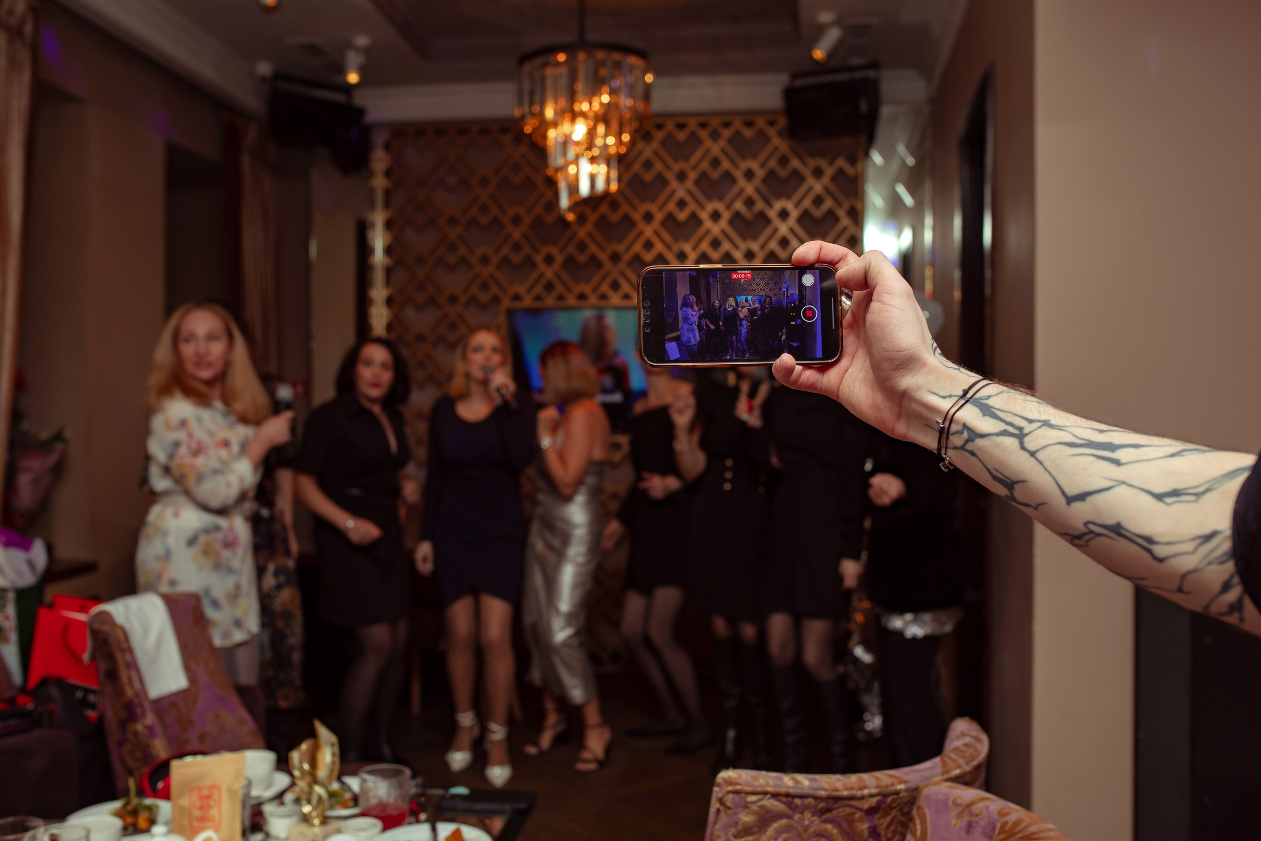 Юбилей в караоке. Семейный и детский фотограф в Москве Дорогова Екатерина