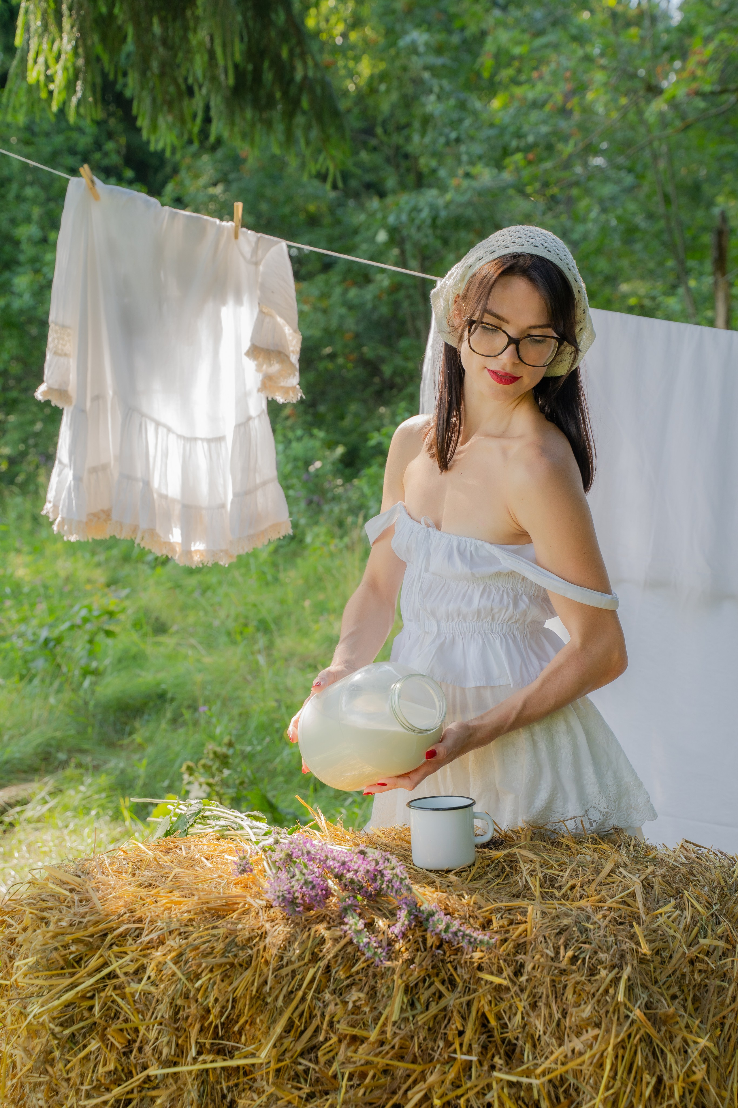 Фотосессия на природе «прачка»