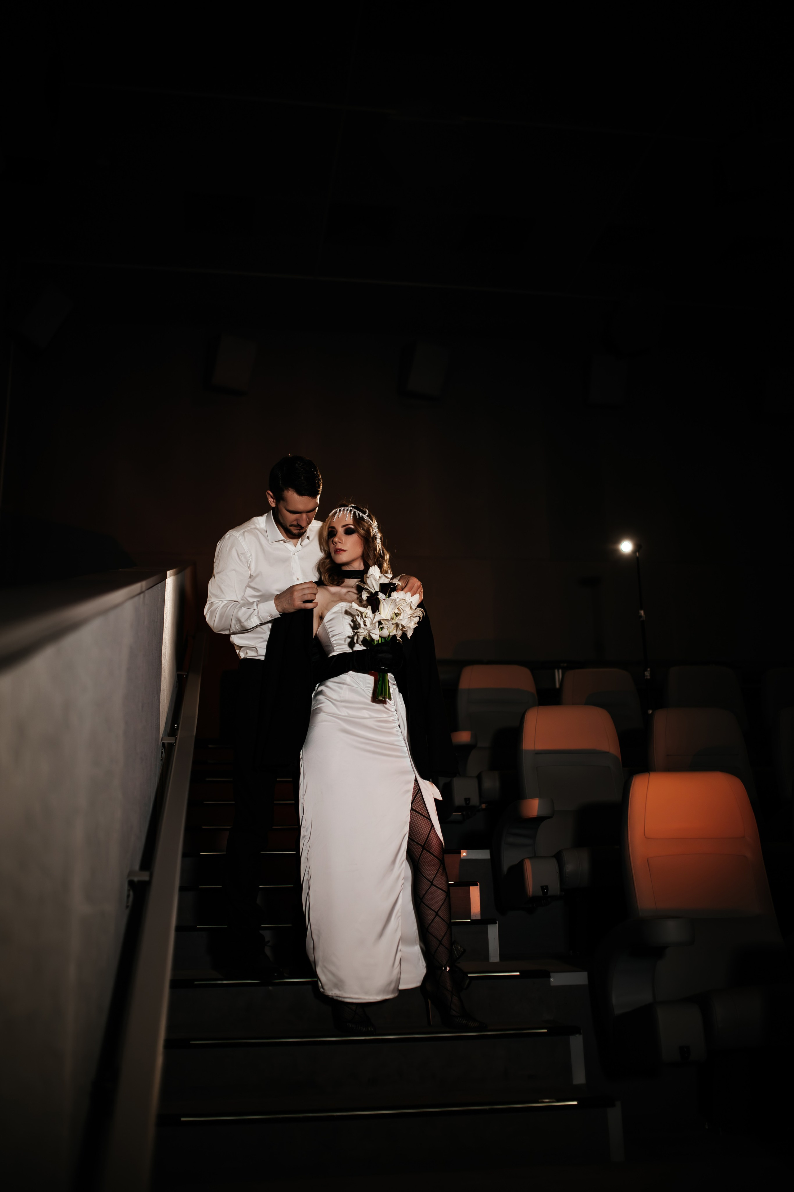 Свадьба в кинотеатре. Фотограф Санкт-Петербург Раднаева Юлия