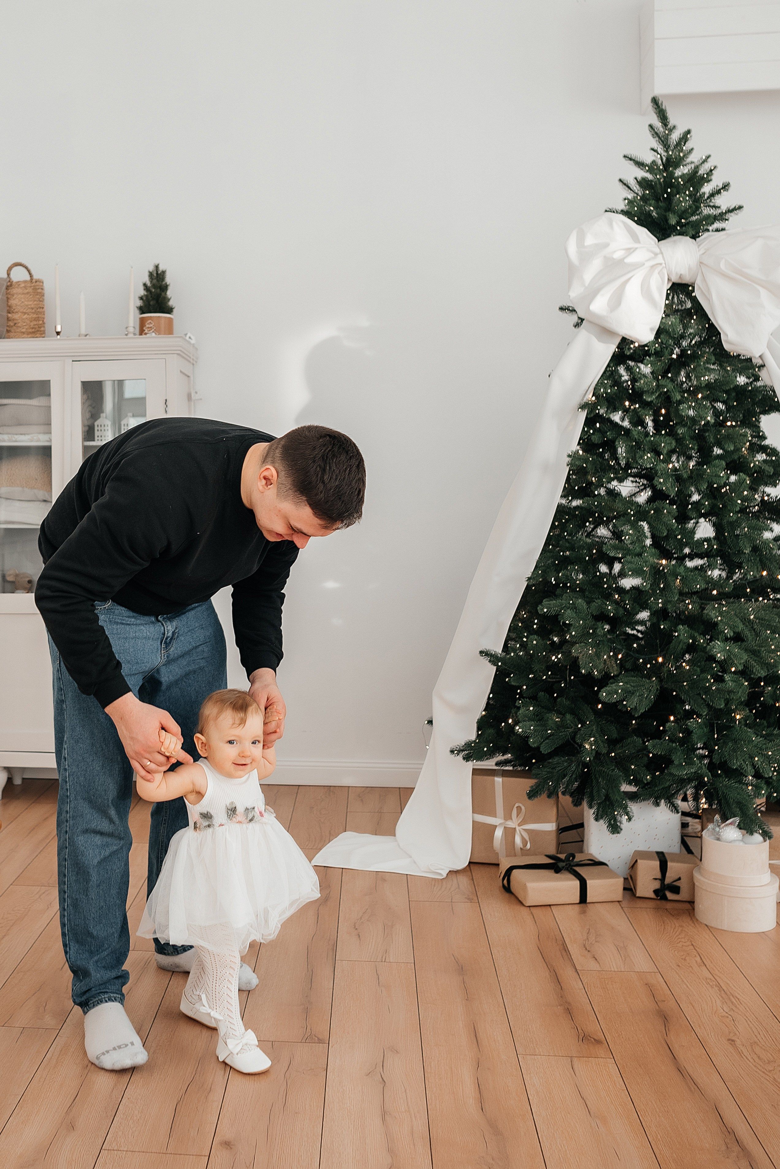 Семейная съемка к Новому году. Фотограф Анастасия Фомина