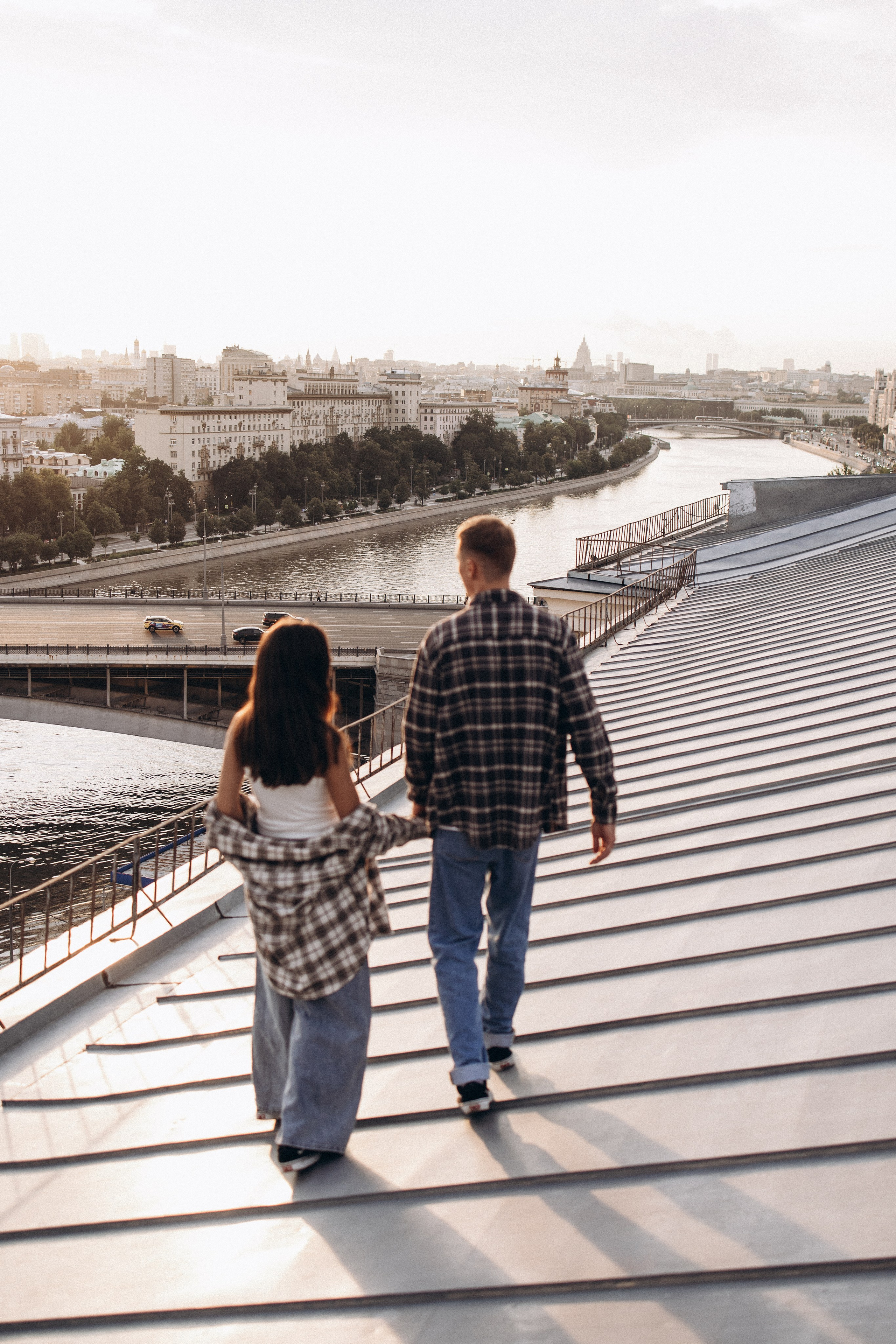 Виолетта и Макс на крыше. Семейный фотограф в Москве Марина Петра