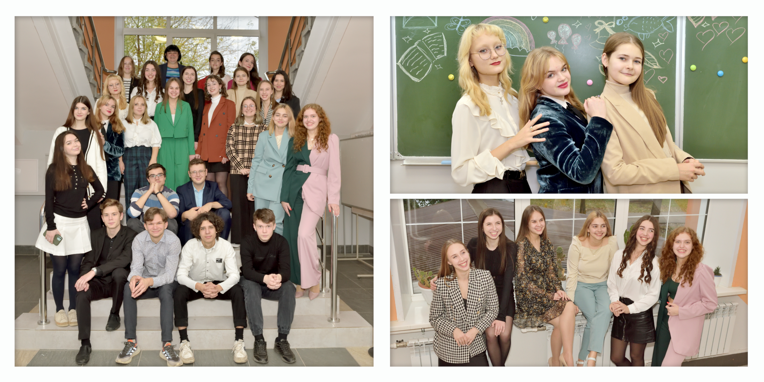 В интерьерах школы. Фотограф в Ярославле Наталья Романова. Выпускные альбомы для детского сада, начальной и средней школы