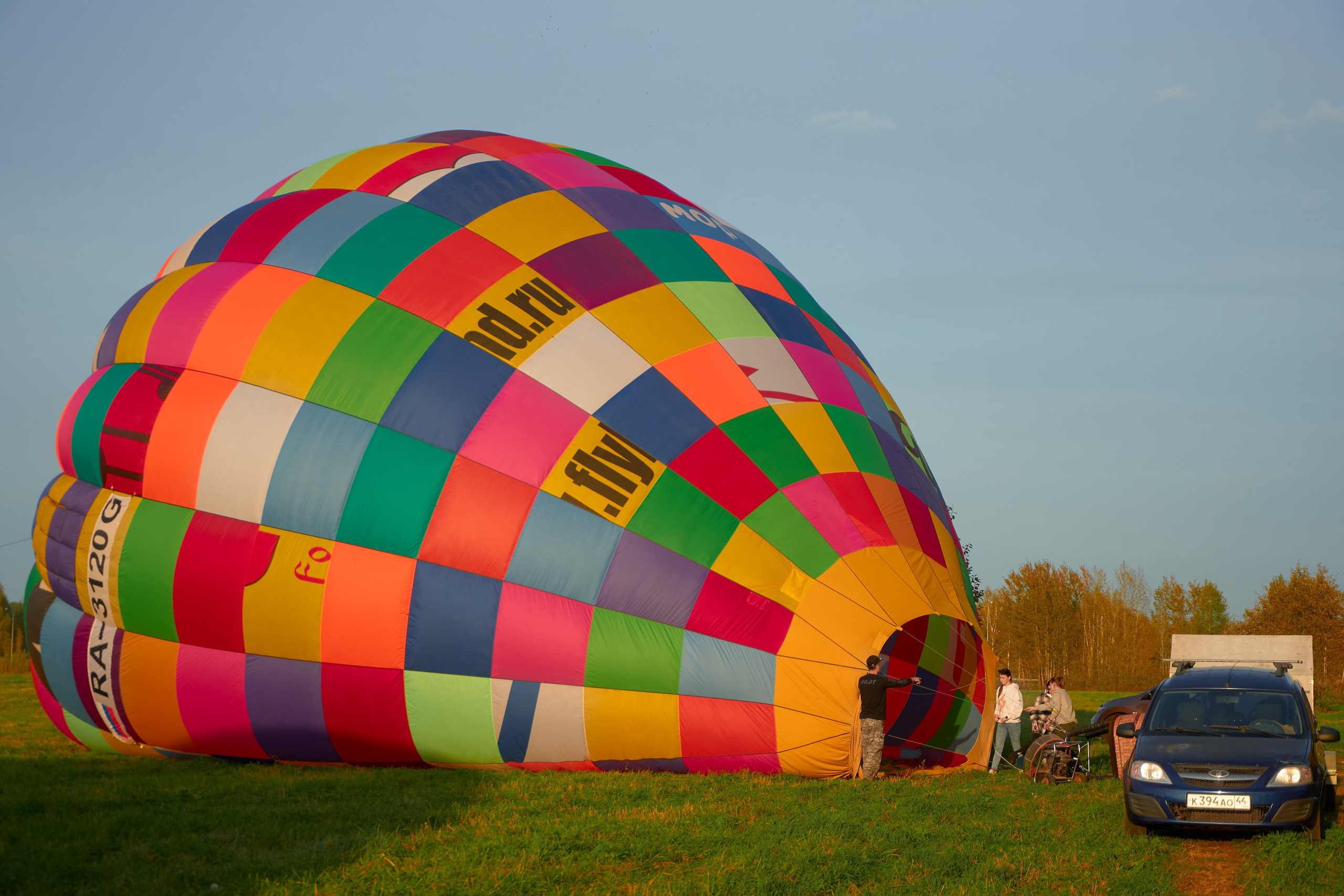 На большом воздушном шаре. Ольга Чёкотова (Фотограф Кострома)