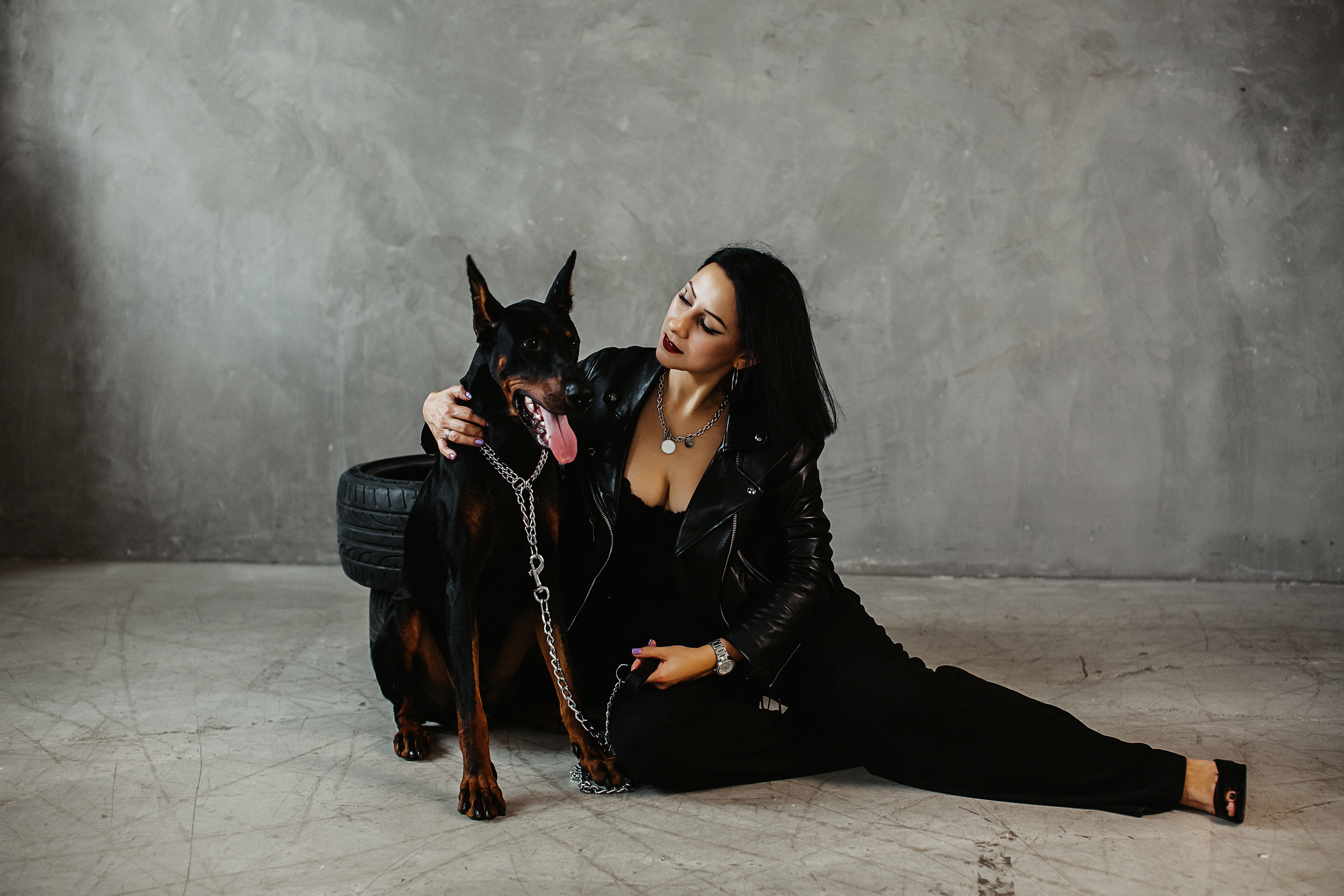 Юлия и Доберман. Свадебный и семейный фотограф/видеограф в Краснодаре Наталья Осинская