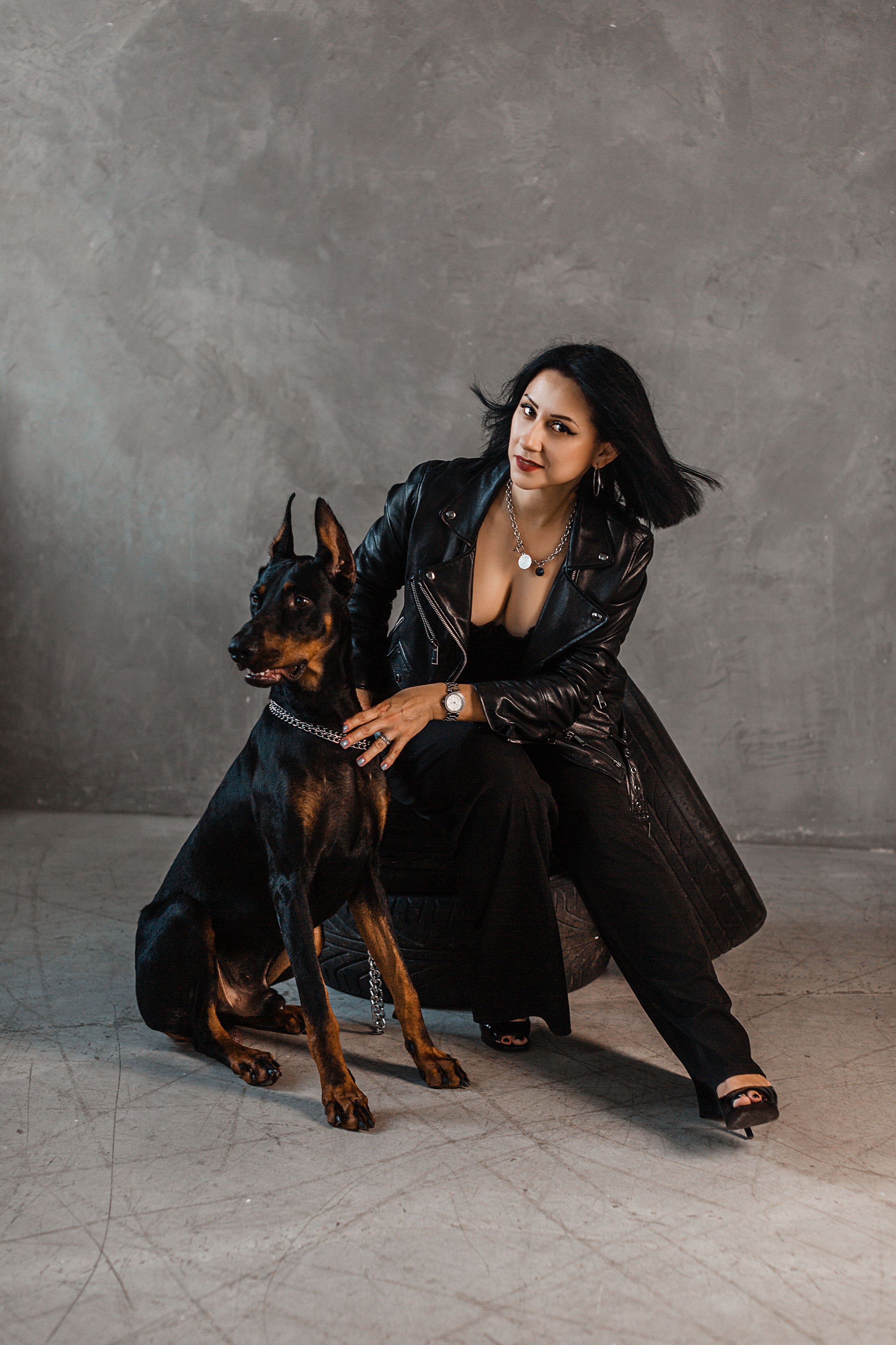 Юлия и Доберман. Свадебный и семейный фотограф/видеограф в Краснодаре Наталья Осинская